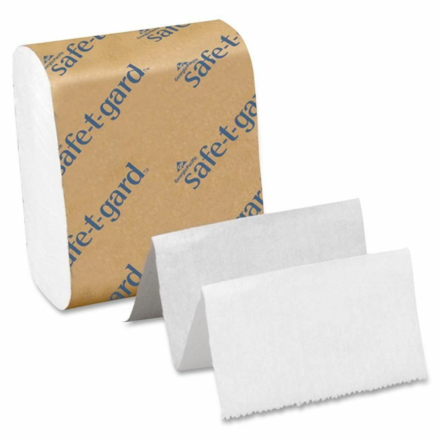 Georgia-Pacific Safe-T-Gard Interfolded Tissue, 4in x 10in, White, 200 Sheets Per Pack, Case Of 40 Packs - Image 3