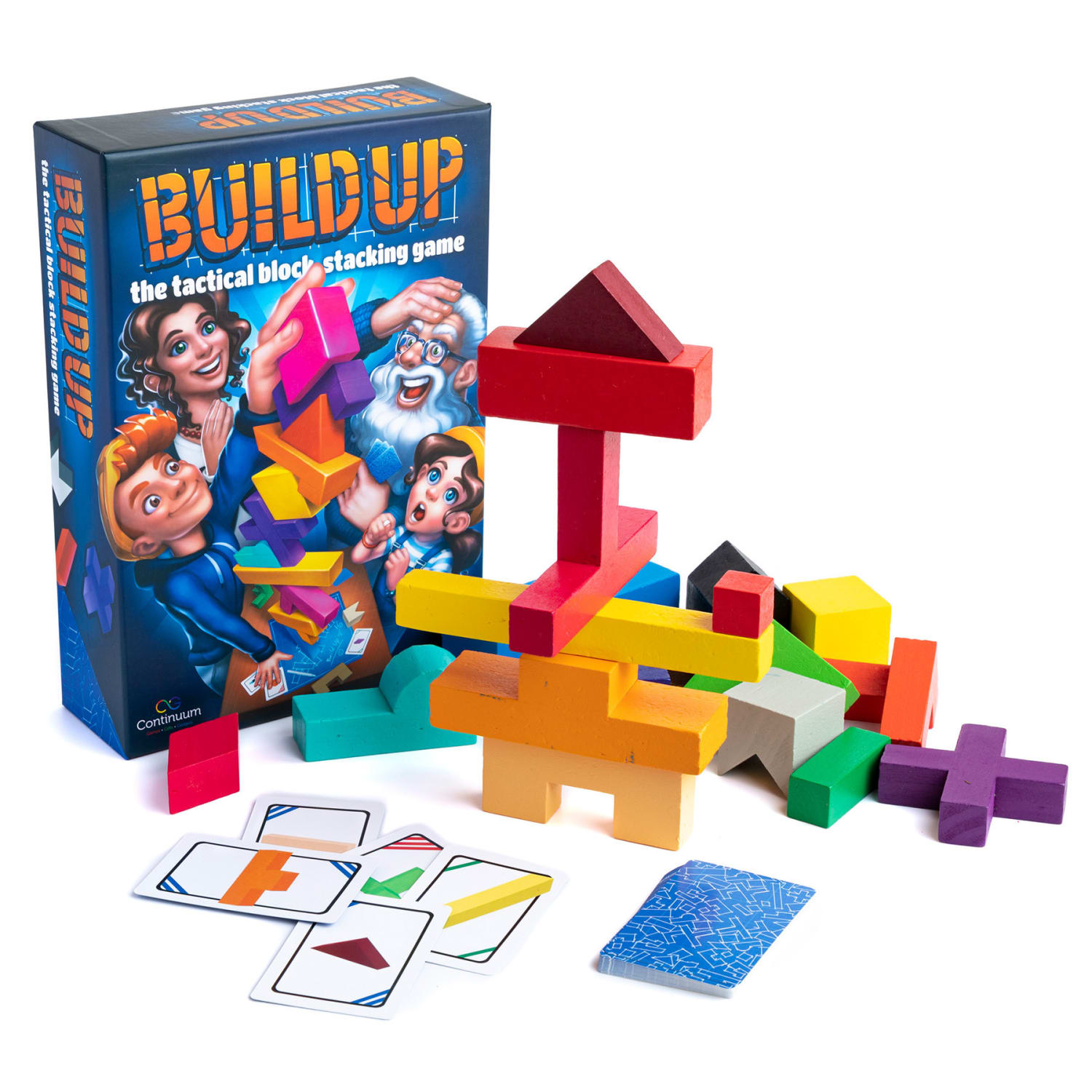Continuum Games Build Up Block Stacking Game, Grade 3 - 12