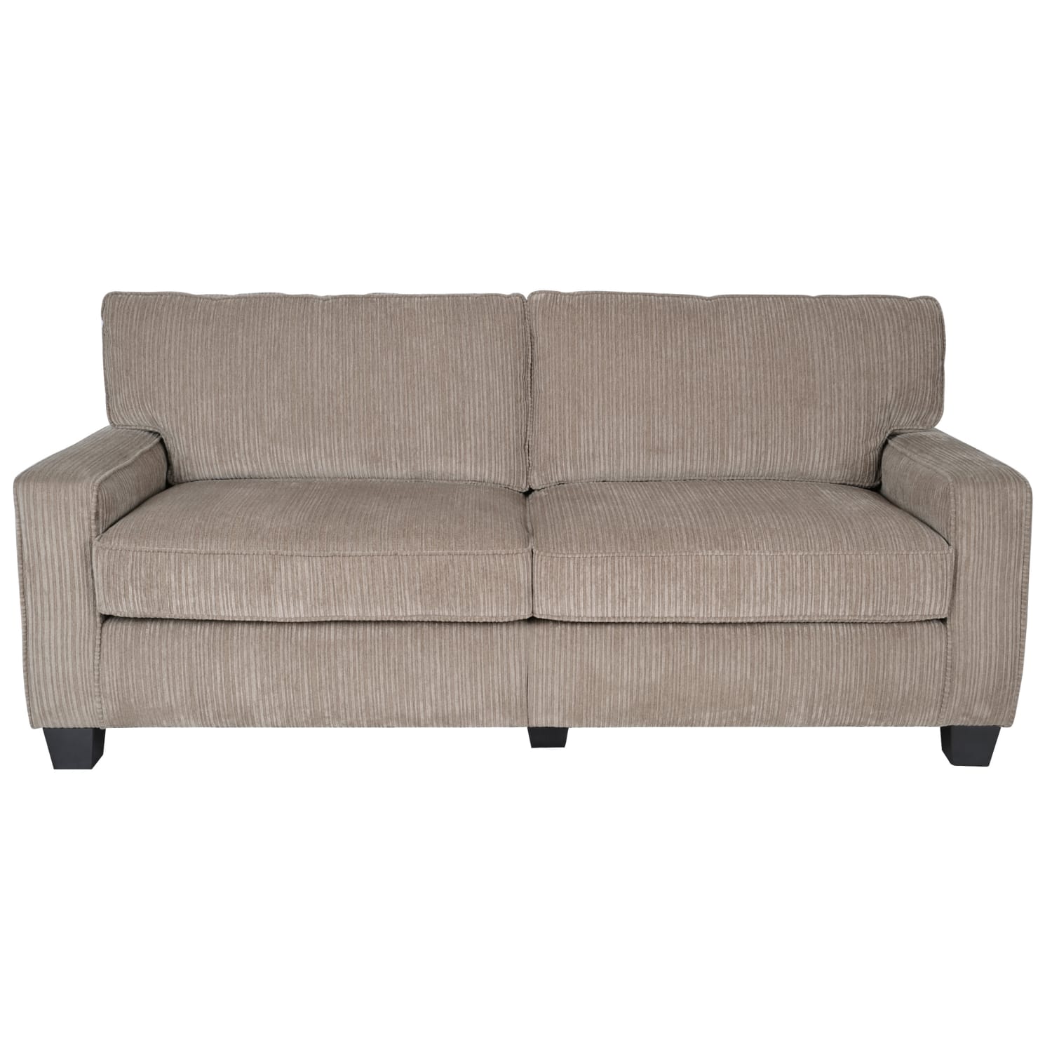 Serta RTA Santa Cruz Collection Fabric Sofa, 78inW, Platinum - Image 4