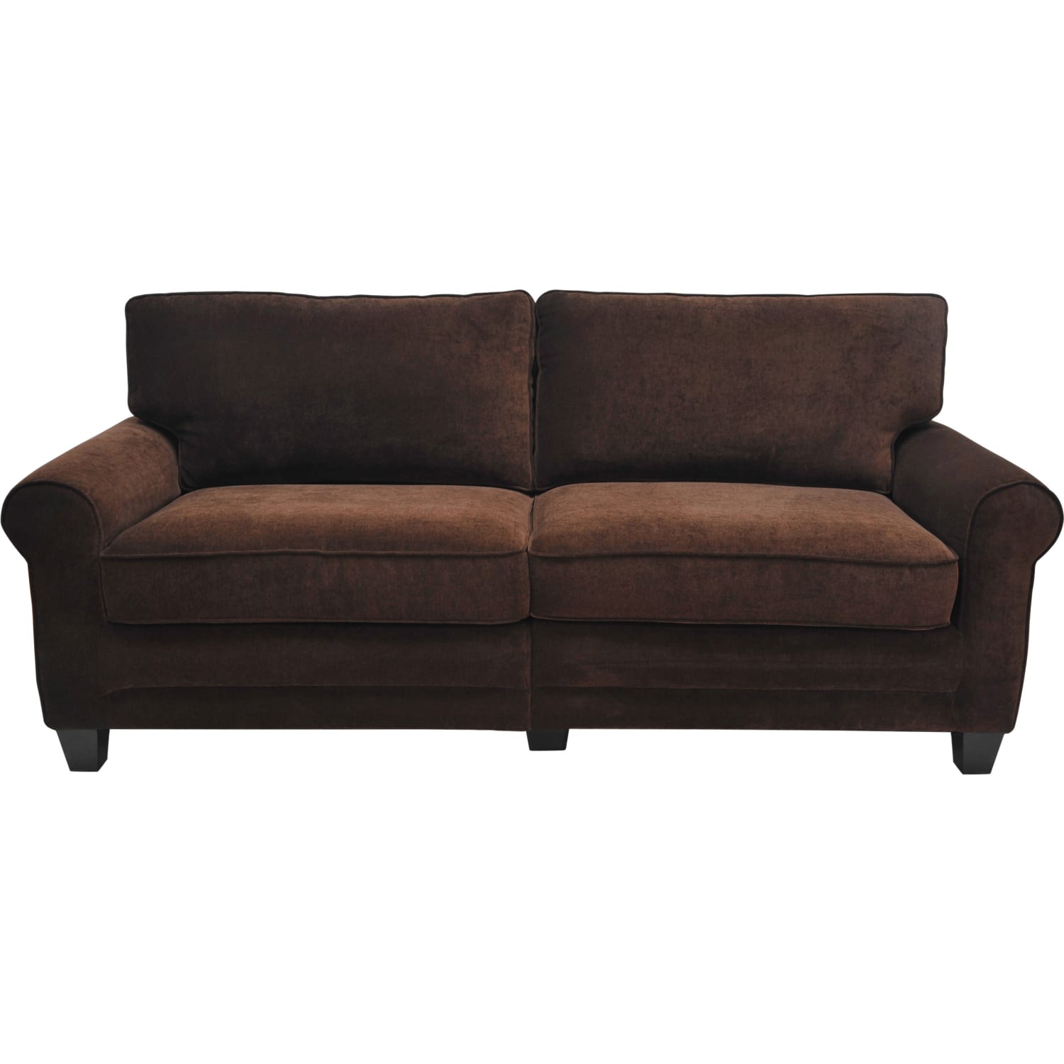 Serta RTA Trinidad Collection Fabric Sofa, 73inW x 32 1/2inD, Chocolate - Image 4