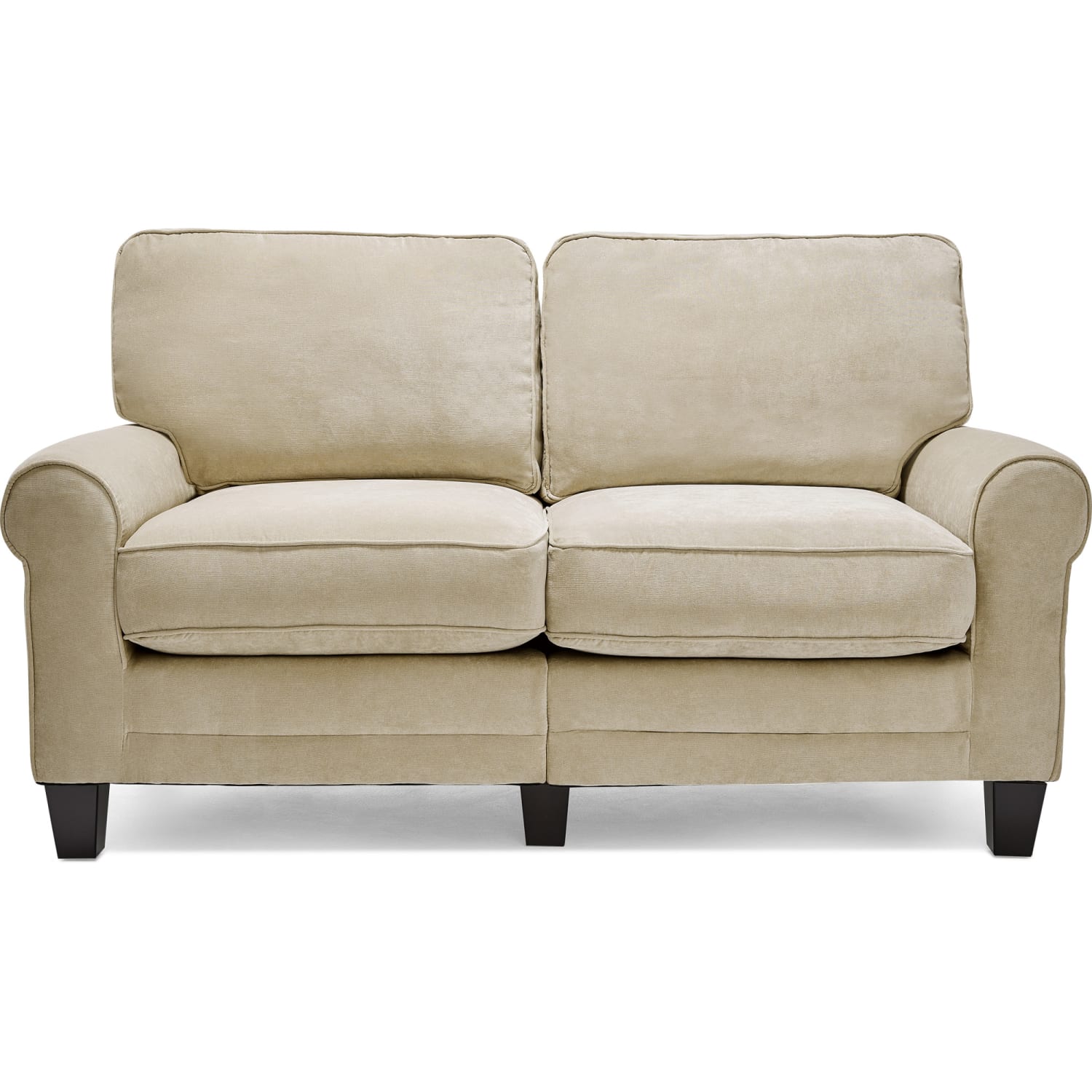 Serta RTA Copenhagen Collection Fabric Loveseat Sofa, 61inW, Vanity Beige - Image 3