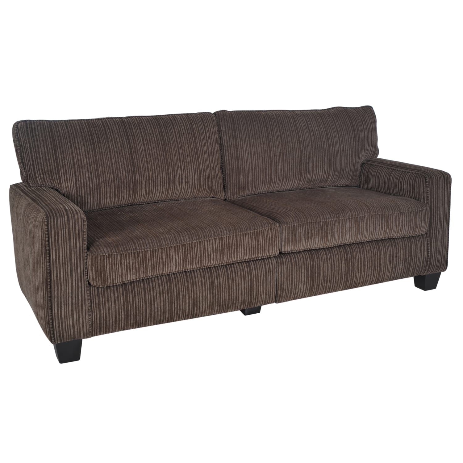 Serta RTA San Paolo Collection Fabric Sofa, 78inW, Mink Brown - Image 3