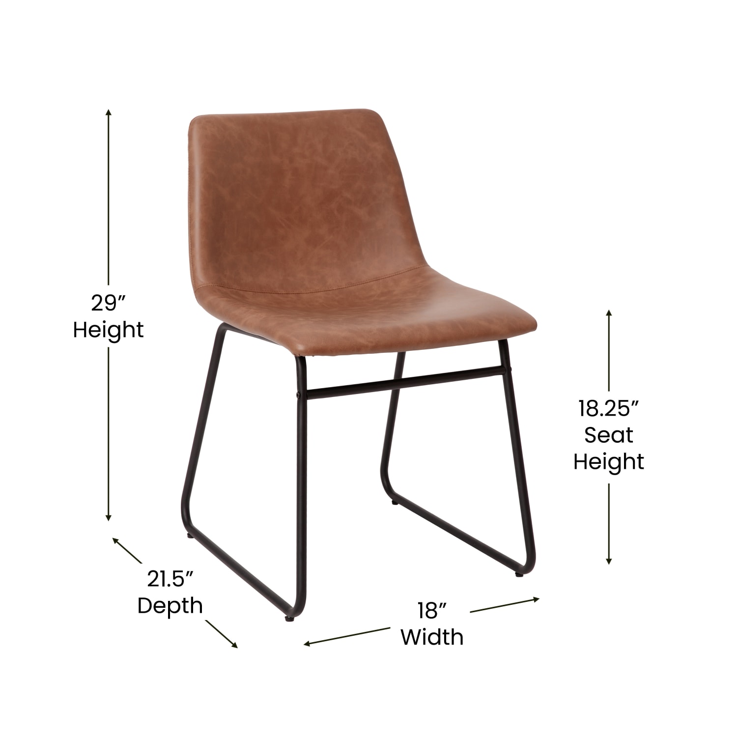 Flash Furniture Commercial Grade Dining Chairs Light BrownBlack Set Of 2 Chairs PopularChairscom