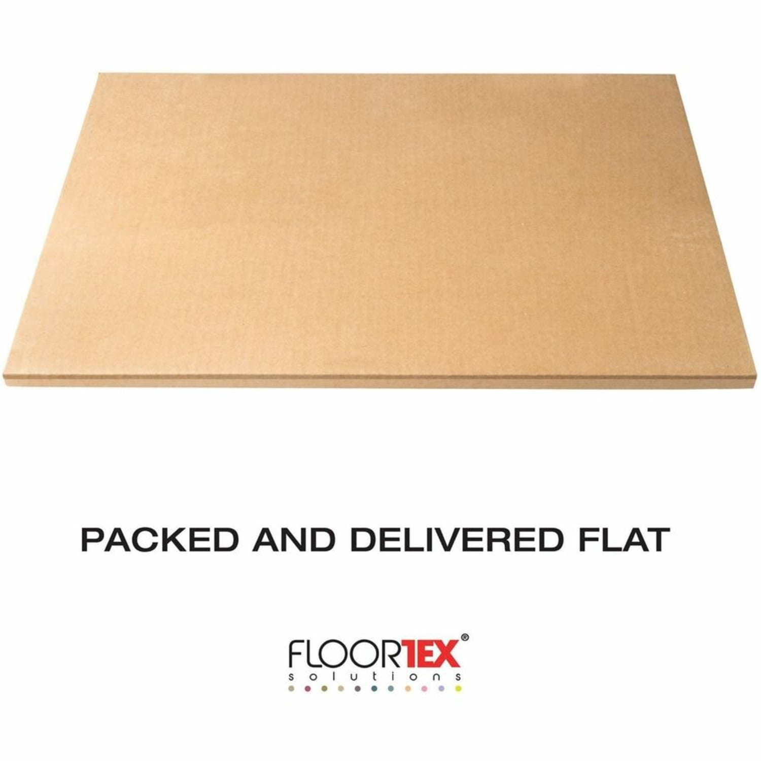 Floortex Glaciermat Heavy Duty Glass Chair Mat for Hard Floors & Carpets - 48inx60in - Crystal Clear Rectangular Glass Chair Mat  - 124860EG - Image 6