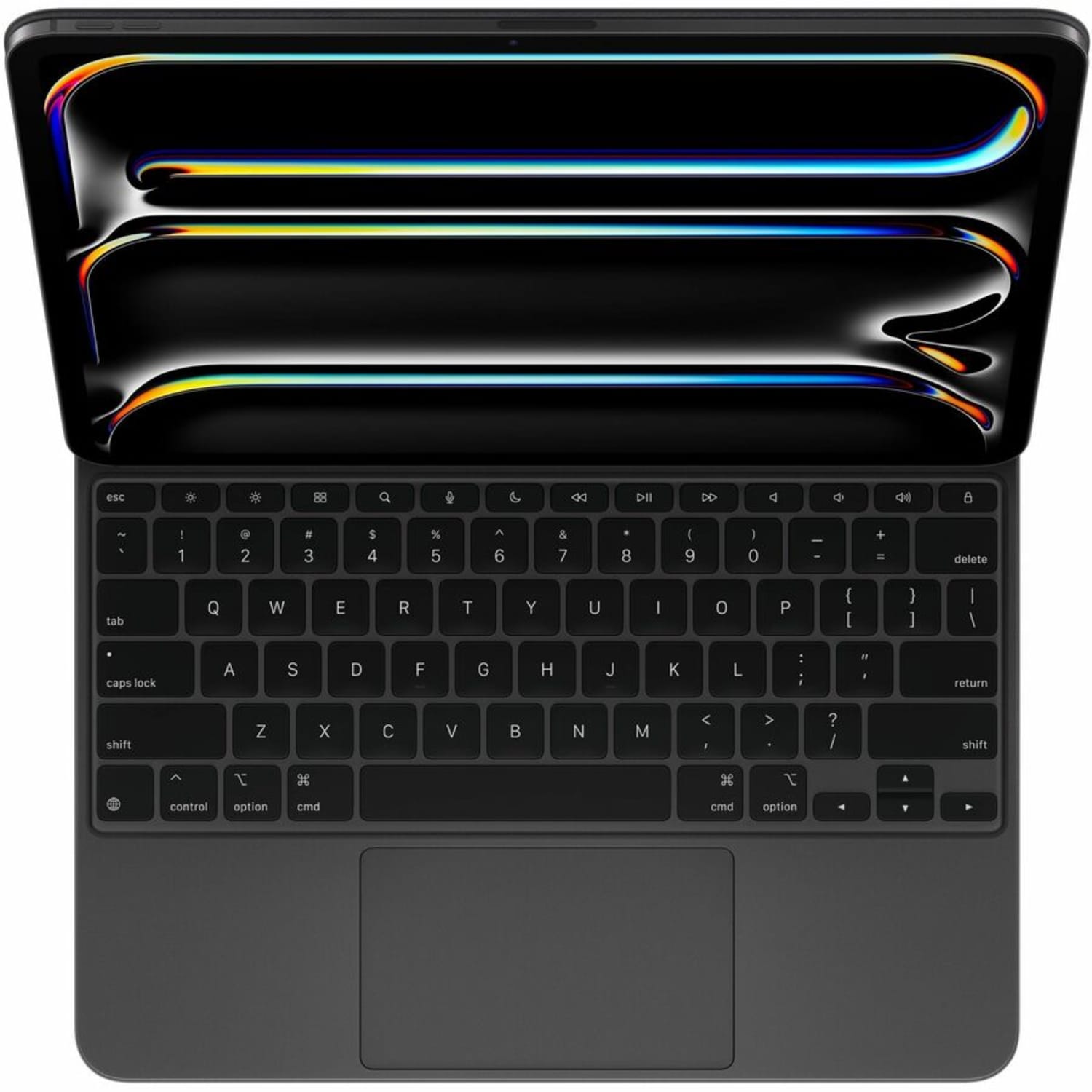 Apple Magic Keyboard/Cover Case for 13in Apple iPad Pro 13 (2024) Tablet - Black - Aluminum, Glass Body - Image 5