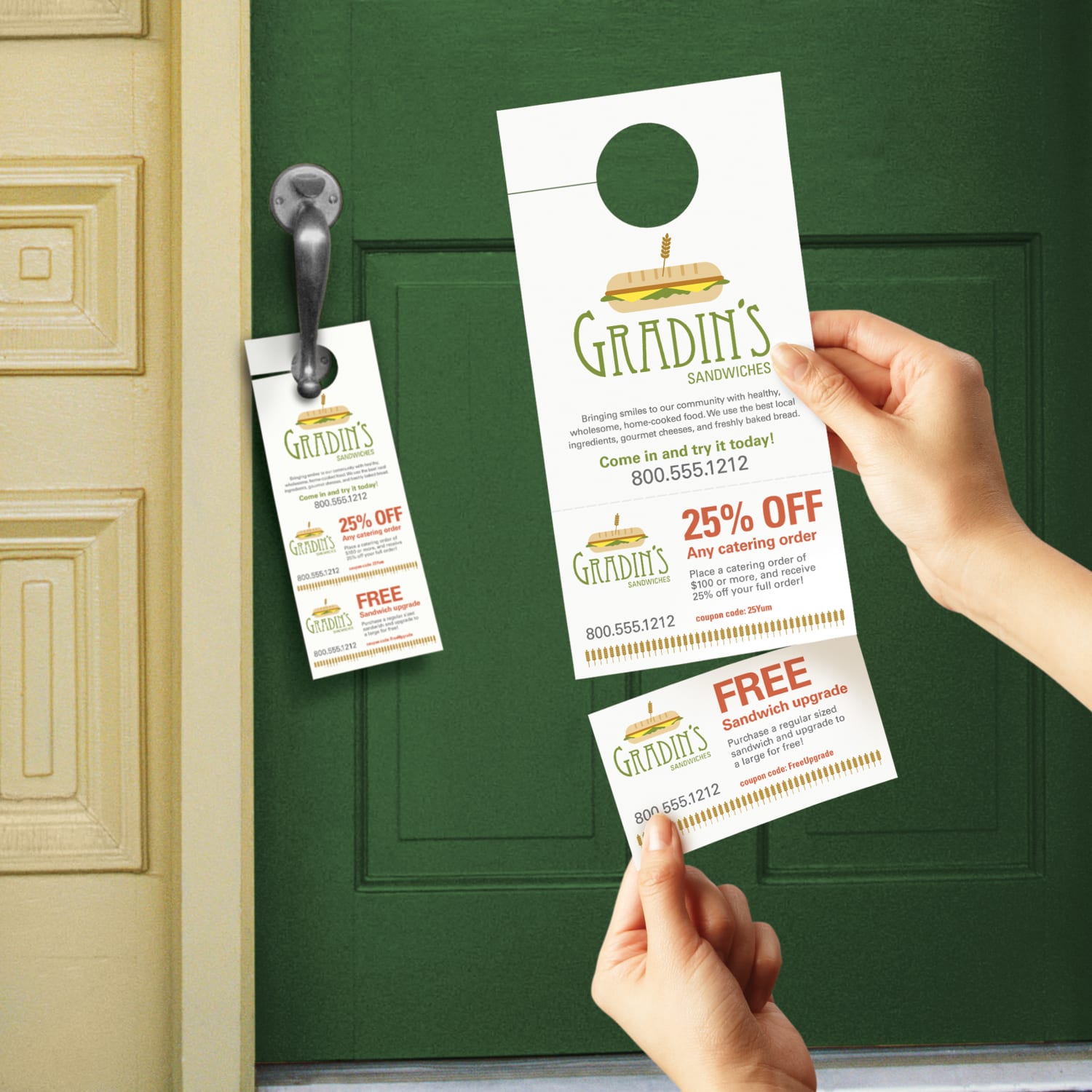 Avery Door Hangers With Tear-Away Cards, 2 Cards Per Sheet, Pack Of 40 Hangers - Image 4