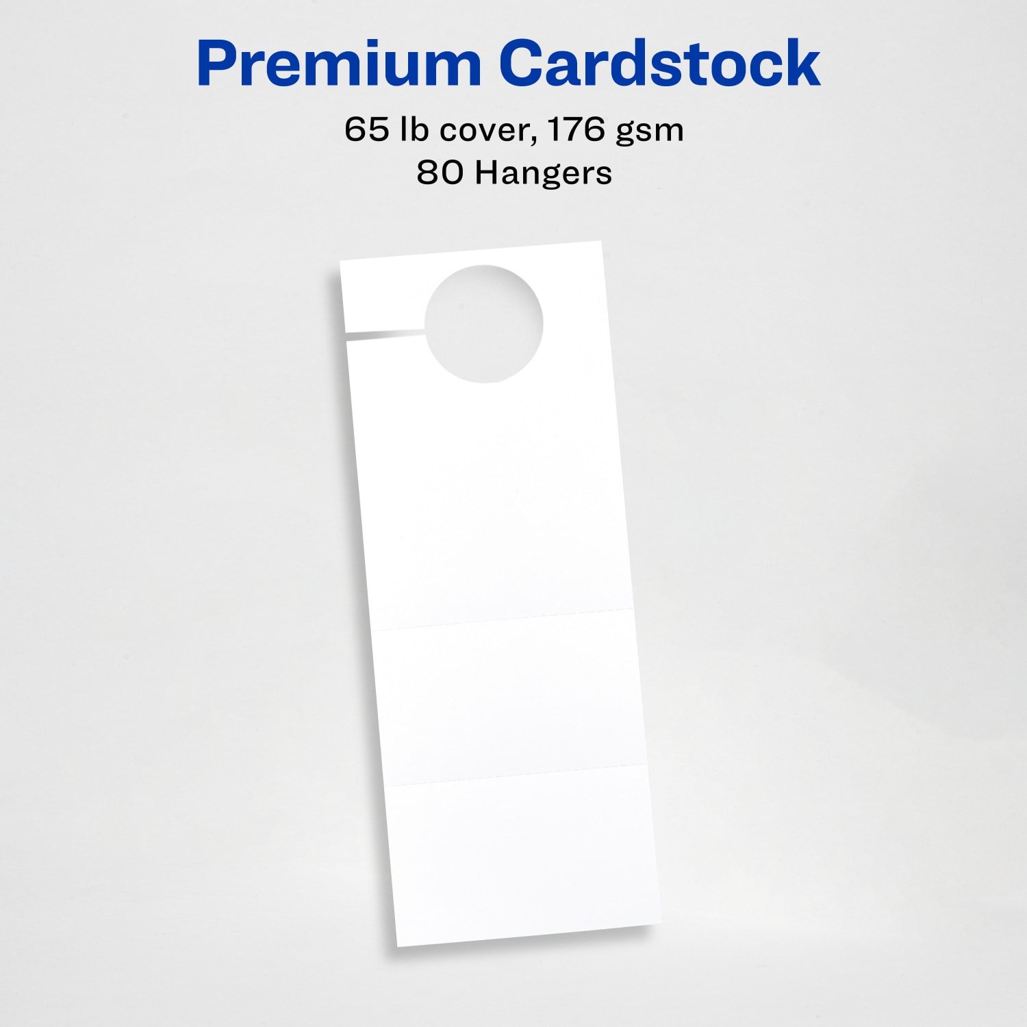 Avery Door Hangers With Tear-Away Cards, 2 Cards Per Sheet, Pack Of 40 Hangers - Image 6