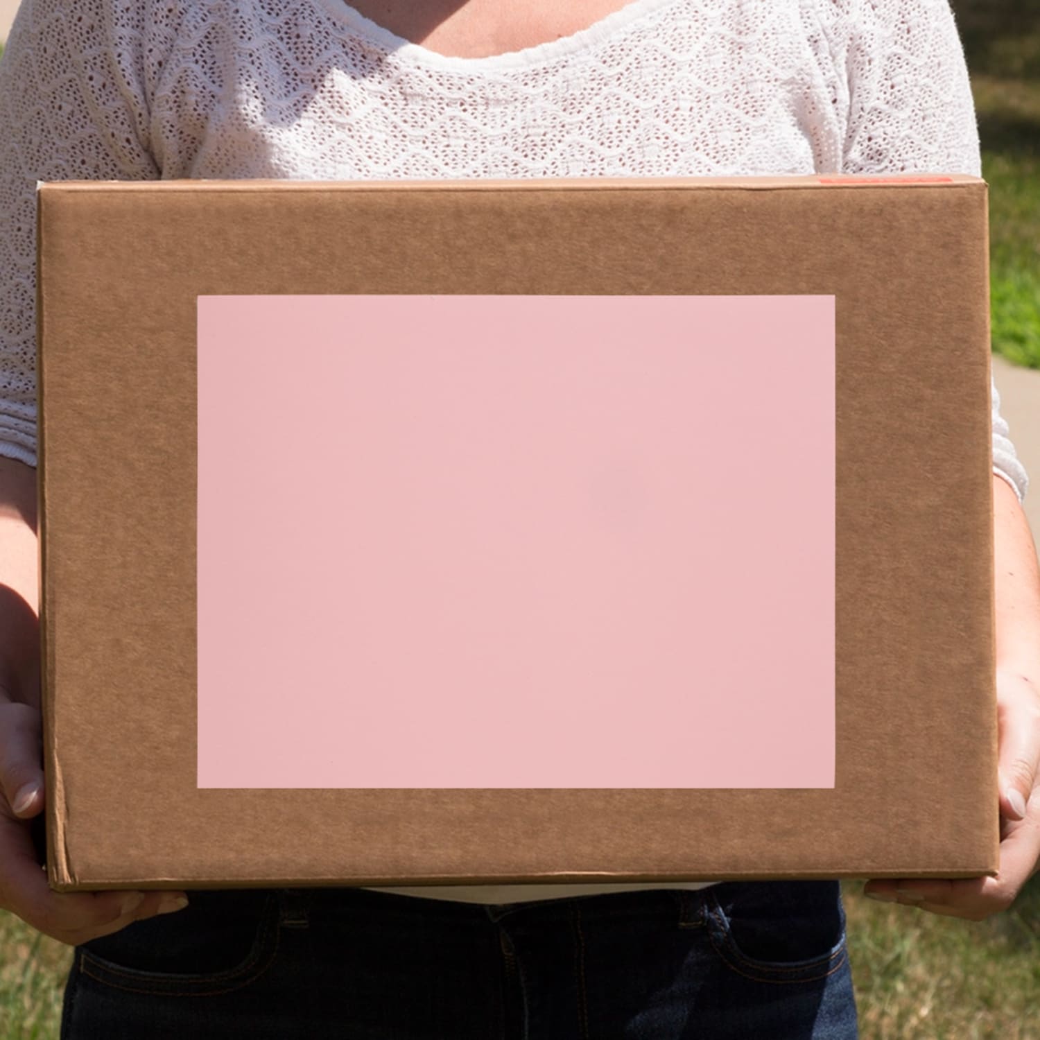 JAM Paper Full-Page Mailing And Shipping Labels, Rectangle, 8 1/2in x 11in, Baby Pink, Pack Of 10 - Image 6
