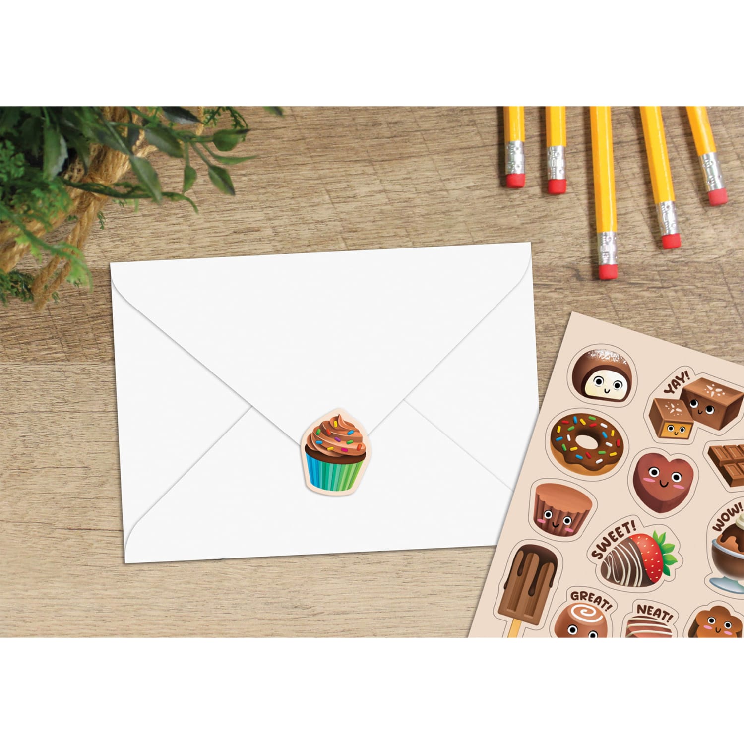 Teacher Created Resources Smelly Stickers, Chocolate, 120 Per Pack, Set Of 6 Packs - Image 5