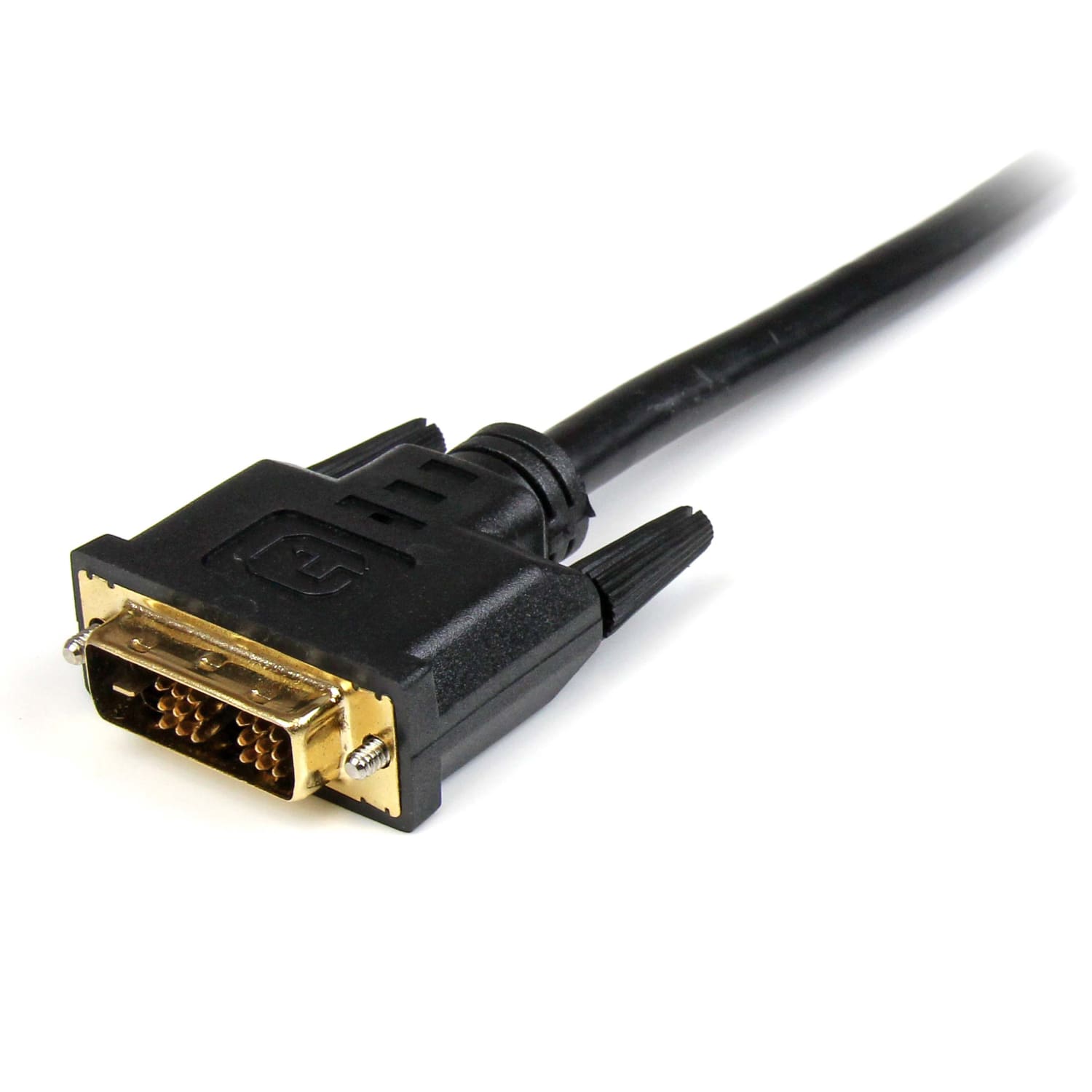 StarTech.com 15 ft HDMI to DVI-D Cable - M/M - HDMI - 15 ft - 1 x Male HDMI - 1 x DVI-D Male Video - Black - Image 3