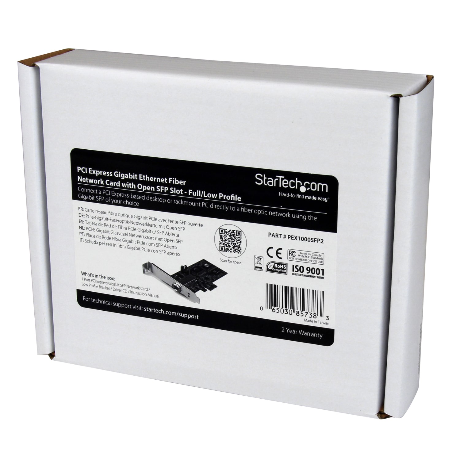 StarTech.com PCI Express Gigabit Ethernet Fiber Network Card With Open SFP - Image 6