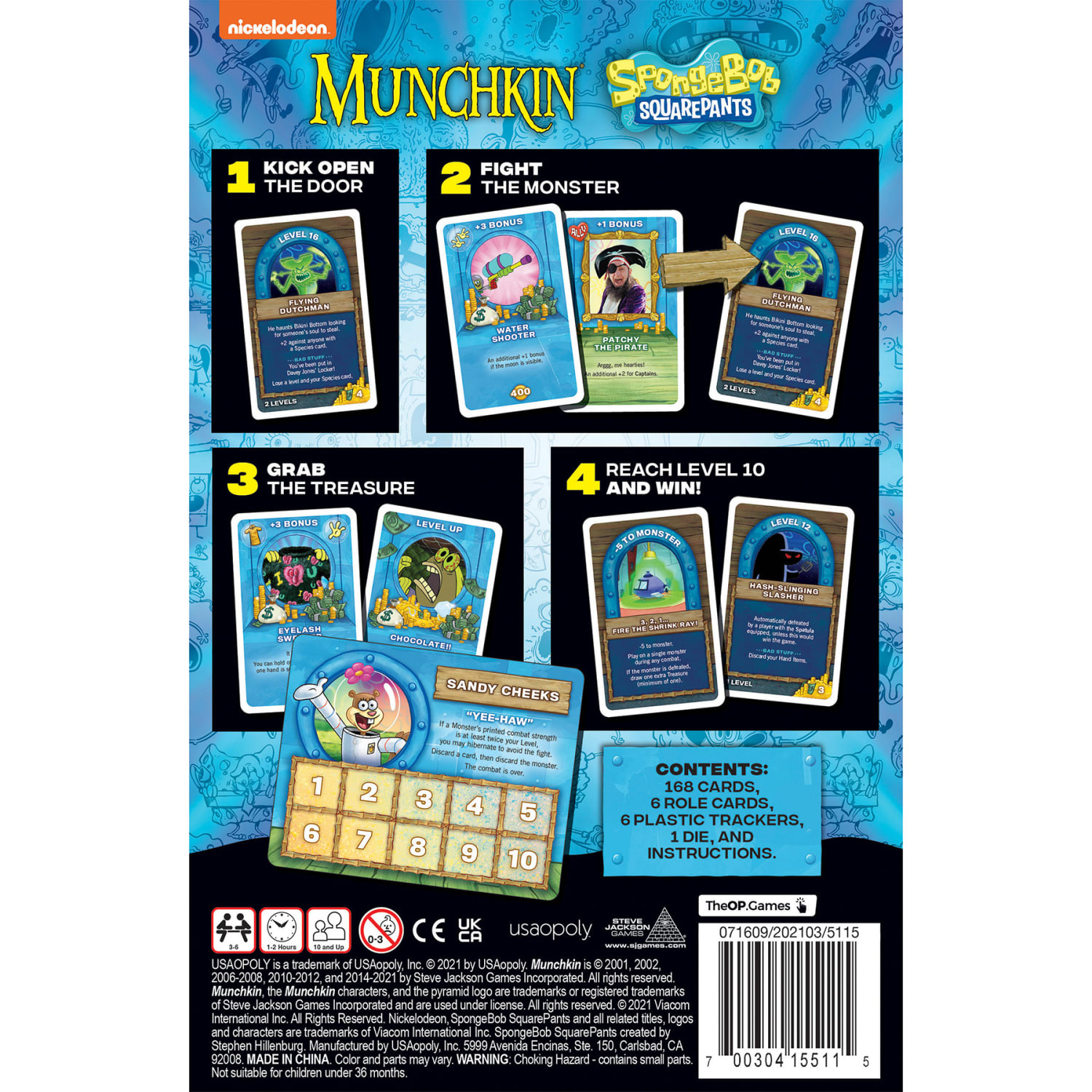 USAopoly MUNCHKIN: SpongeBob SquarePants Card Game - Image 5