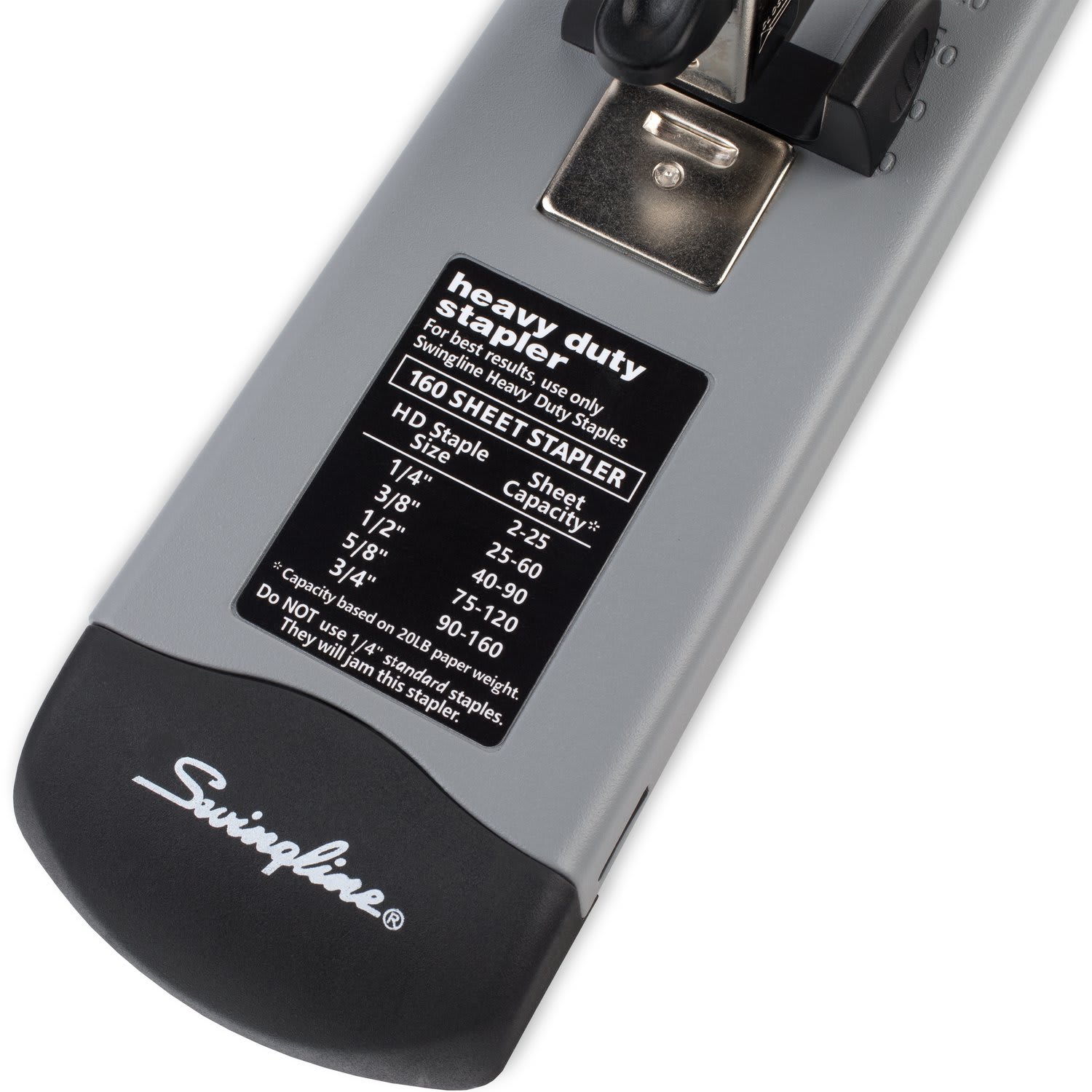 Swingline Heavy-Duty Stapler, Gray/Black - Image 5