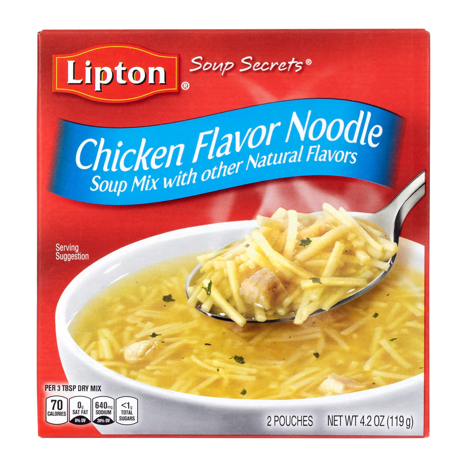 Lipton Savoury Chicken Noodle Soup, 4.2 Oz, 24 Mixes Per Pack - Image 4