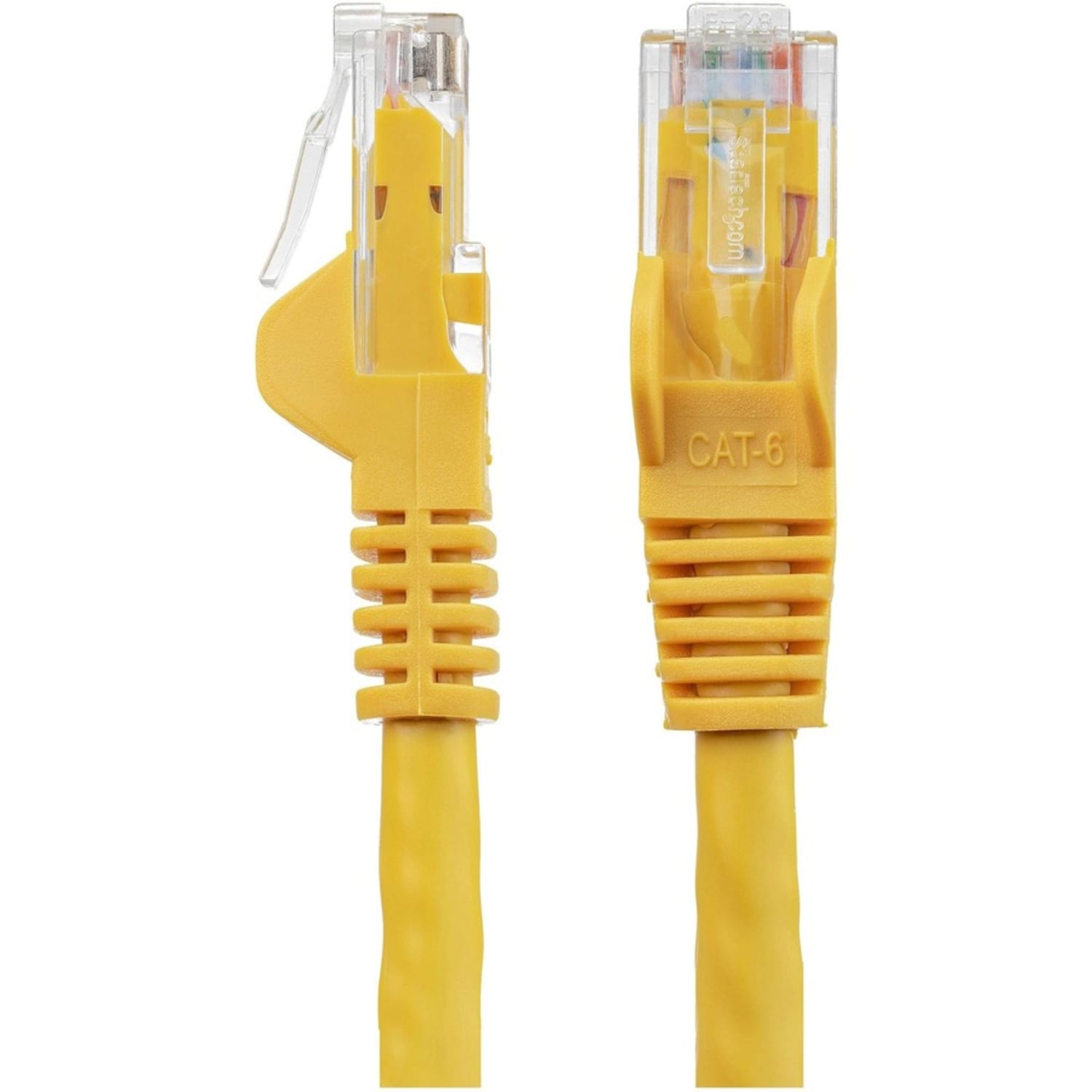 StarTech.com 5ft Yellow Cat6 Patch Cable with Snagless RJ45 Connectors - Cat6 Ethernet Cable - 5 ft Cat6 UTP Cable - 5 ft Category 6 Network Cable - Image 5