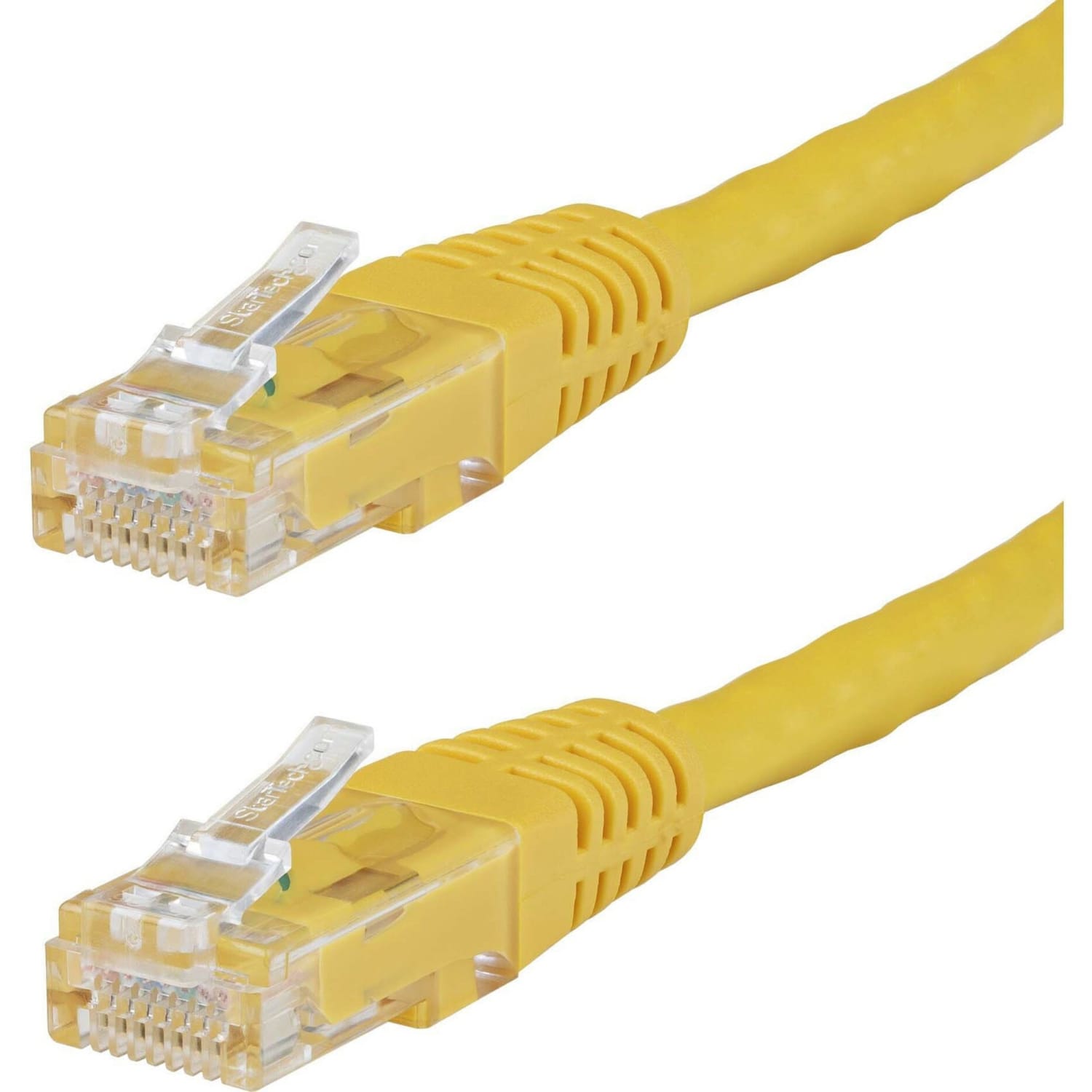 StarTech.com 8ft CAT6 Ethernet Cable - Yellow Molded Gigabit CAT 6 Wire - 100W PoE RJ45 UTP 650MHz - Category 6 Network Patch Cord UL/TIA - 8ft Yellow CAT6 up to 160ft - 650MHz - 100W PoE - 8 foot UL ETL verified - Image 3