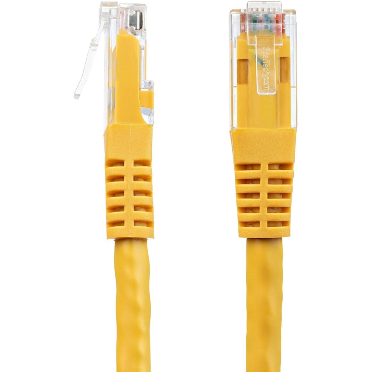 StarTech.com 8ft CAT6 Ethernet Cable - Yellow Molded Gigabit CAT 6 Wire - 100W PoE RJ45 UTP 650MHz - Category 6 Network Patch Cord UL/TIA - 8ft Yellow CAT6 up to 160ft - 650MHz - 100W PoE - 8 foot UL ETL verified - Image 4