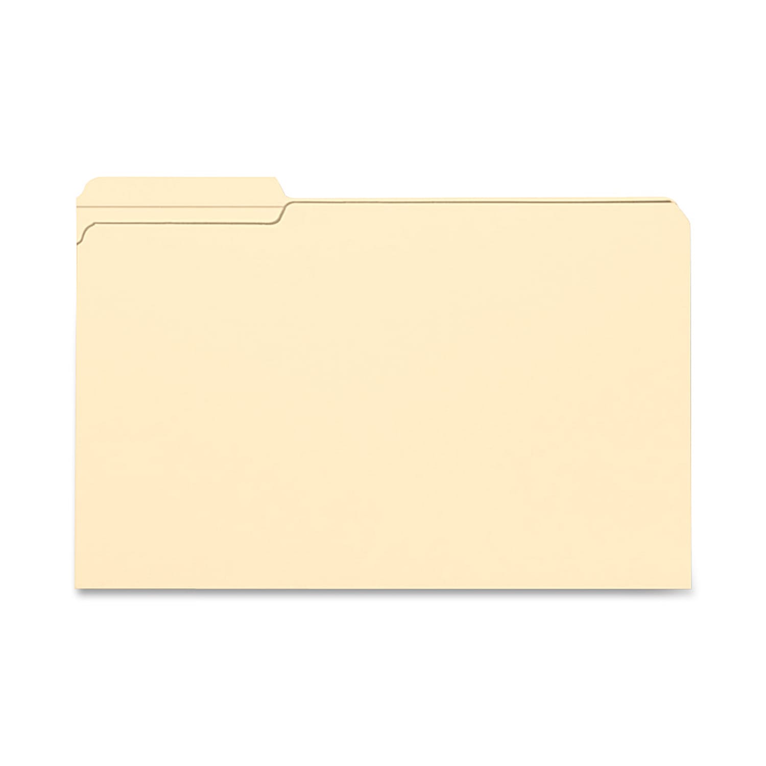 Smead File Folders, Reinforced Tab, 1/3 Cut, Left Position, Legal Size, Manila, Box Of 100