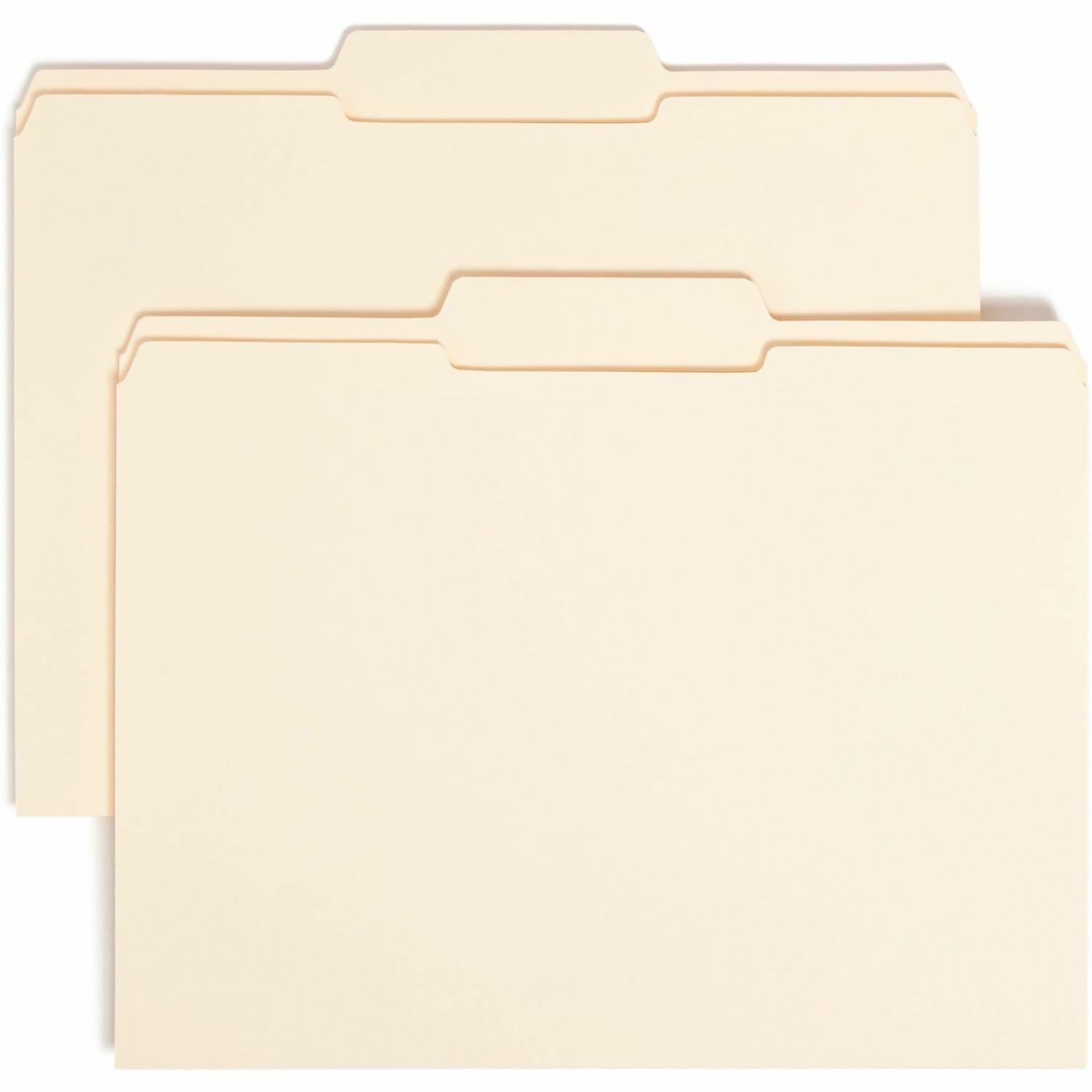 Smead File Folders, Letter Size, 1/3 Cut, Center Tab Cut, Manila, Box Of 100 - Image 3