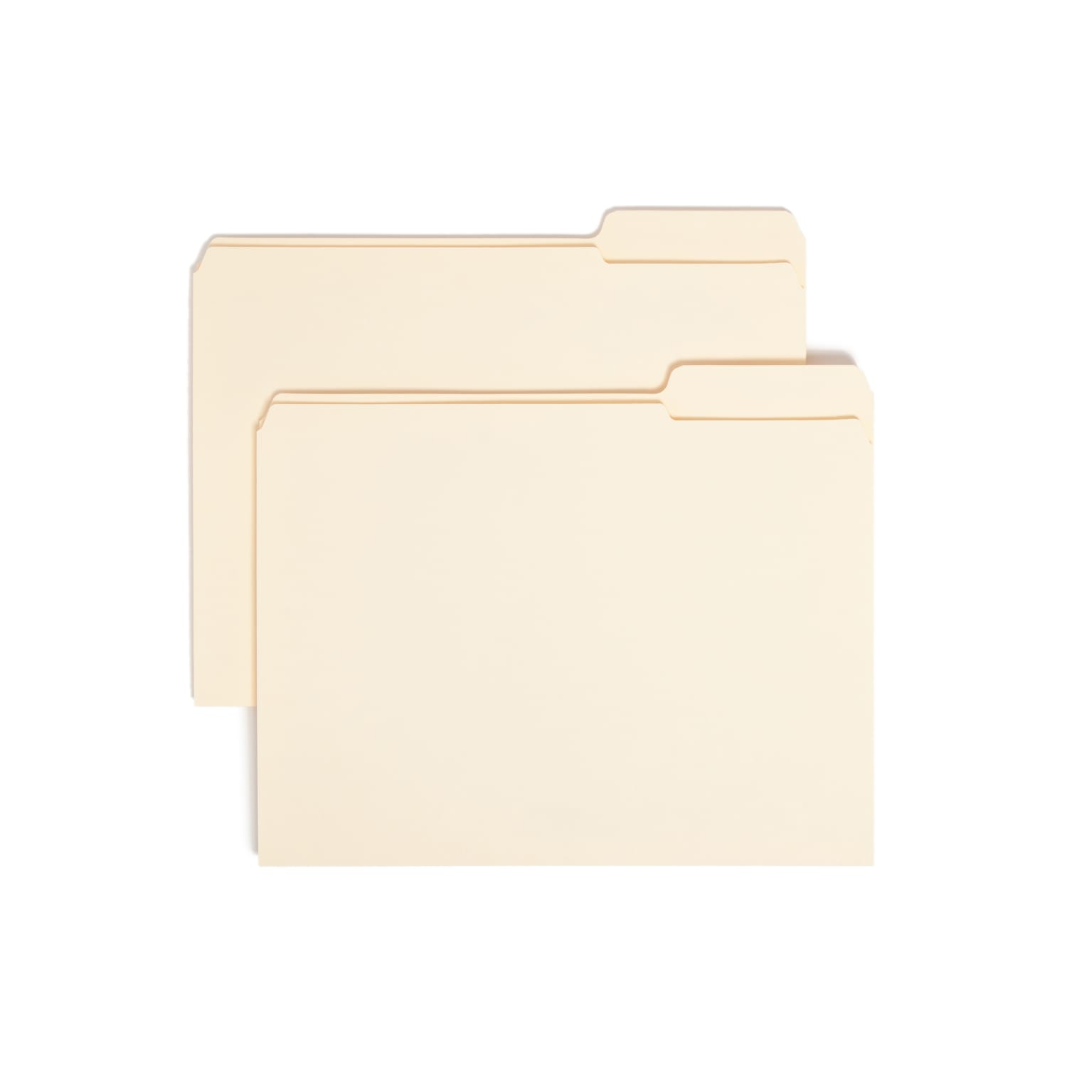Smead File Folders, Reinforced Tab, 1/3 Cut, Right Position, Letter Size, Manila, Box Of 100