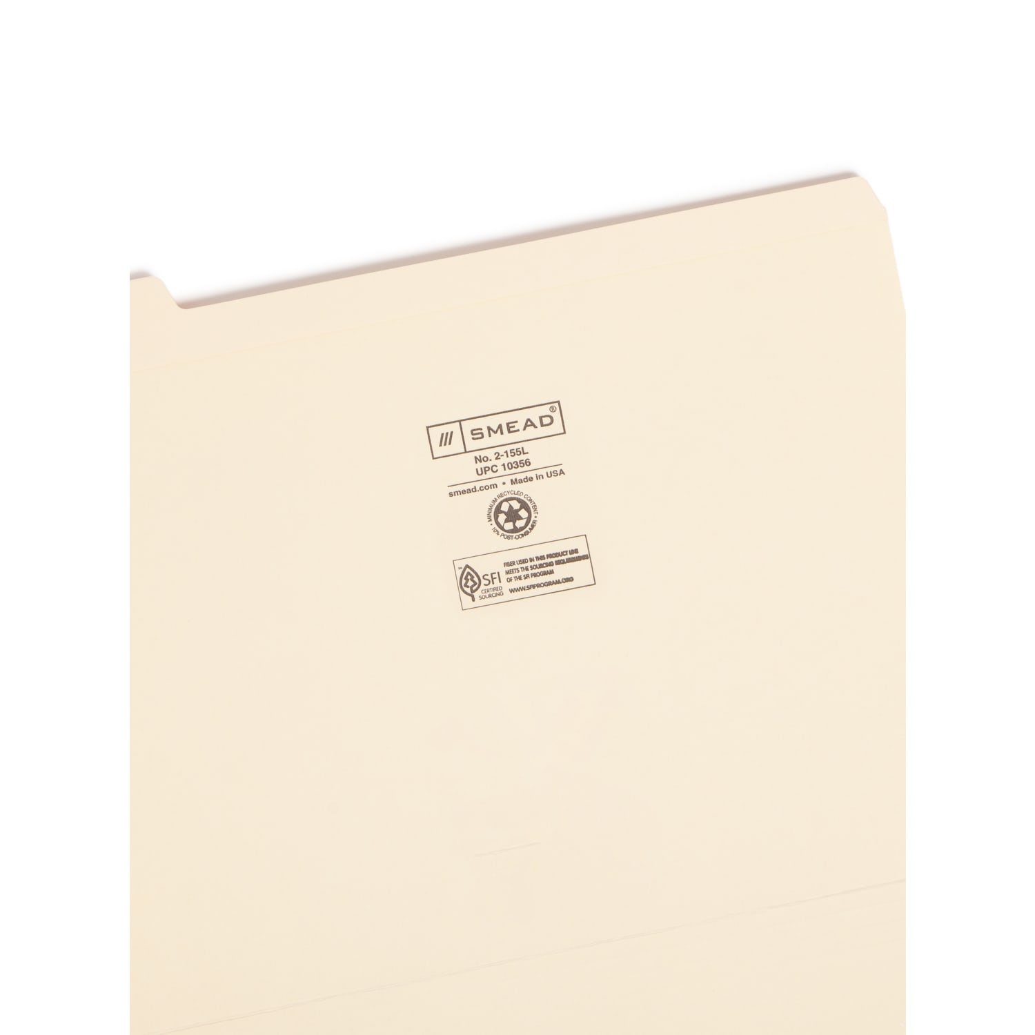 Smead Reinforced Tab Manila File Folders, Letter Size, 1/5 Cut, Pack Of 100 - Image 4