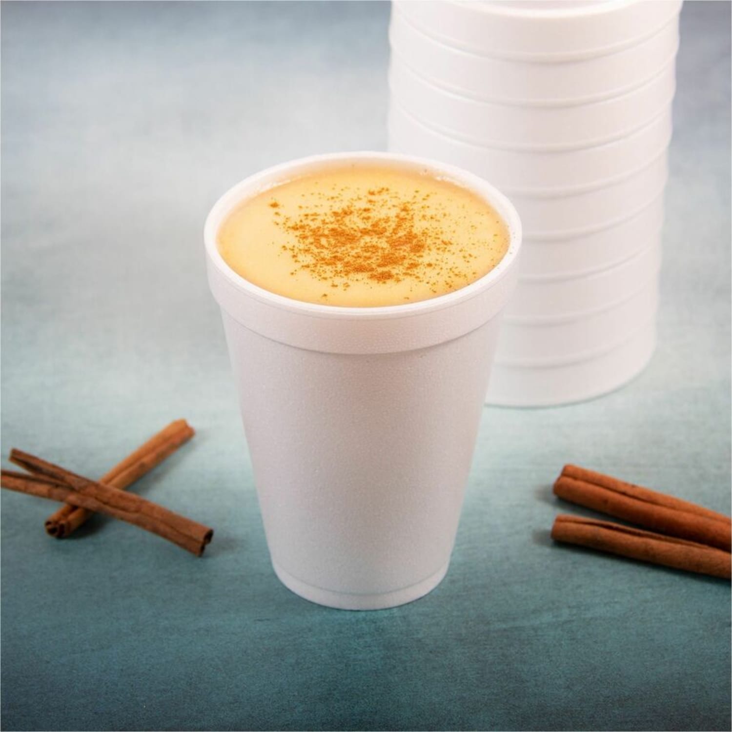 Dart J Cup 12 oz Insulated Foam Cups - 12 fl oz - White - Foam - Coffee, Soft Drink, Hot Cider, Hot Chocolate, Juice, Cappuccino, Tea, Cold Drink - 25/Bag - 40 / Carton - Image 4