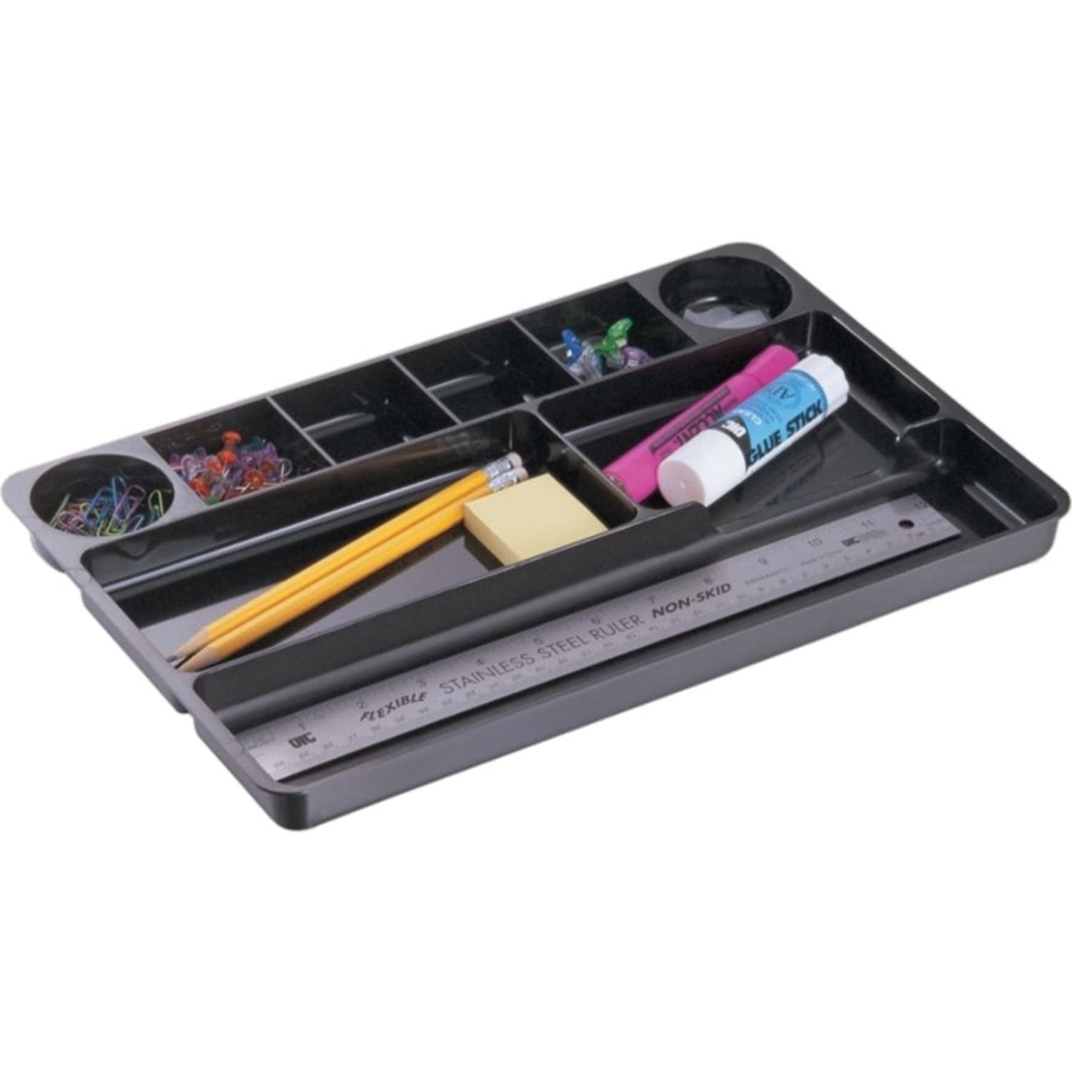 Office Depot Brand 30% Recycled Drawer Organizer, Black - Image 3