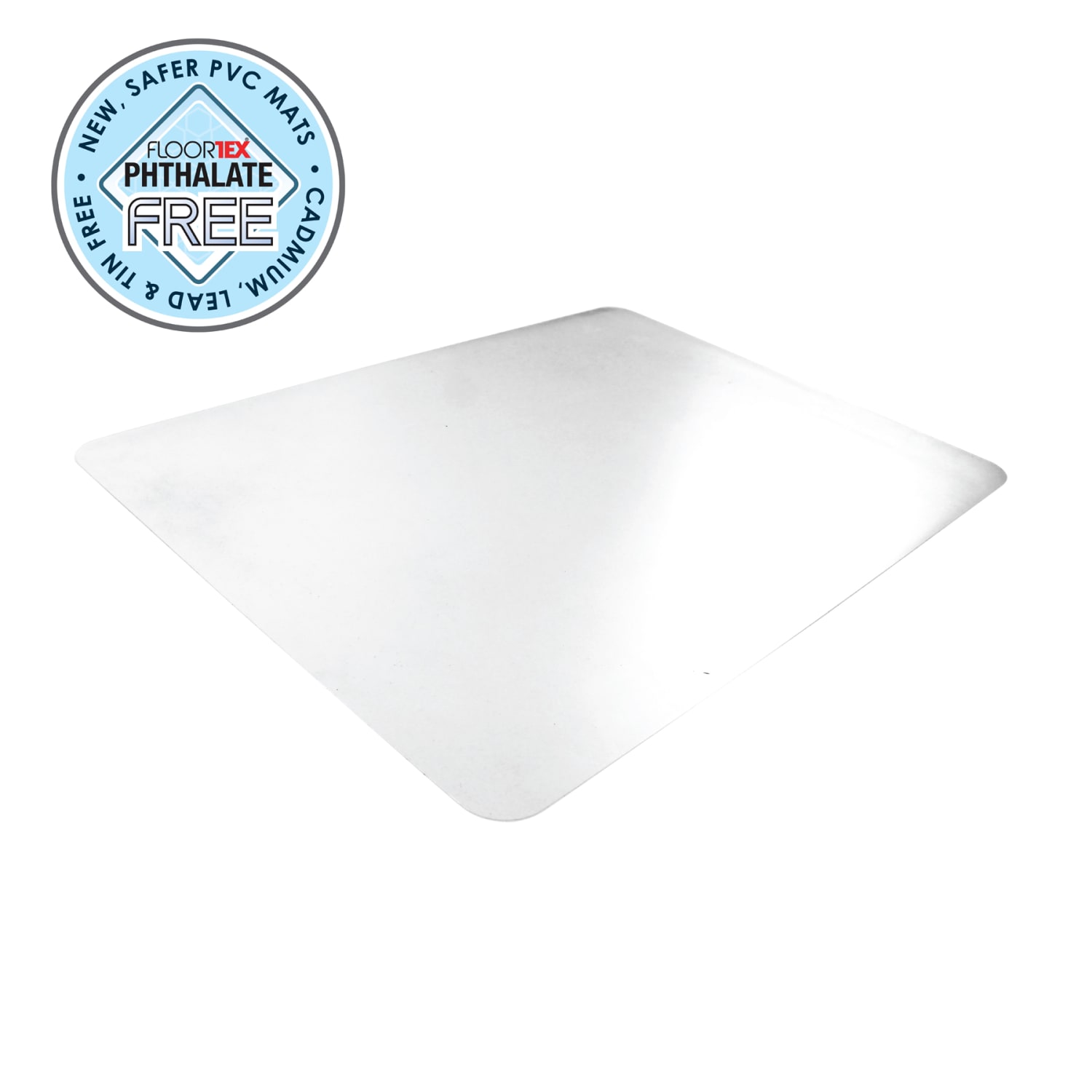 Floortex Desktex Vinyl Rectangular Desk Pads, 17in x 22in, Clear, Pack Of 4 - Image 3