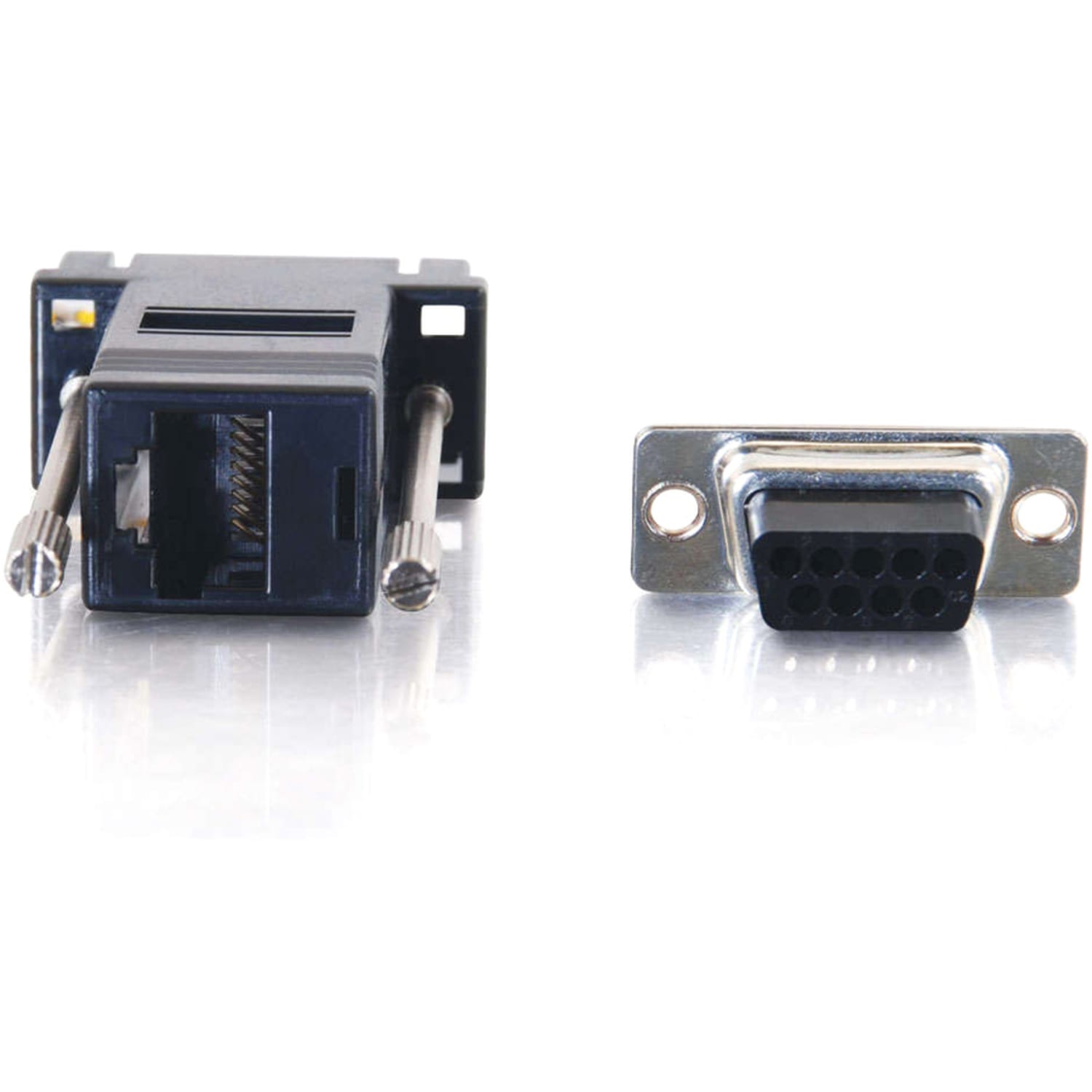 C2G - Serial adapter - DB-9 (F) to RJ-45 (F) - black - Image 5