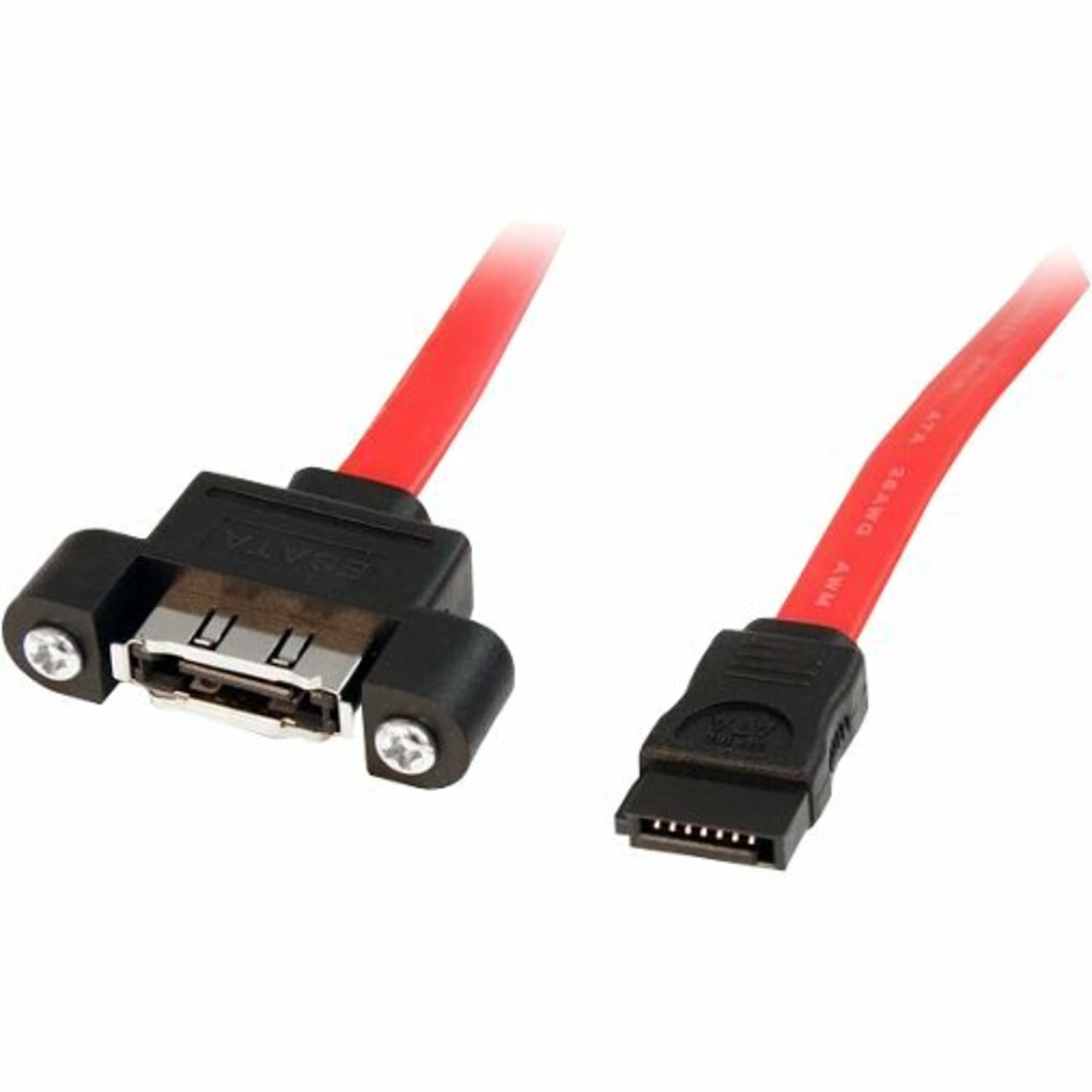StarTech.com PANEL MOUNT ESATA CBL 1FT Cable Connector - Image 3