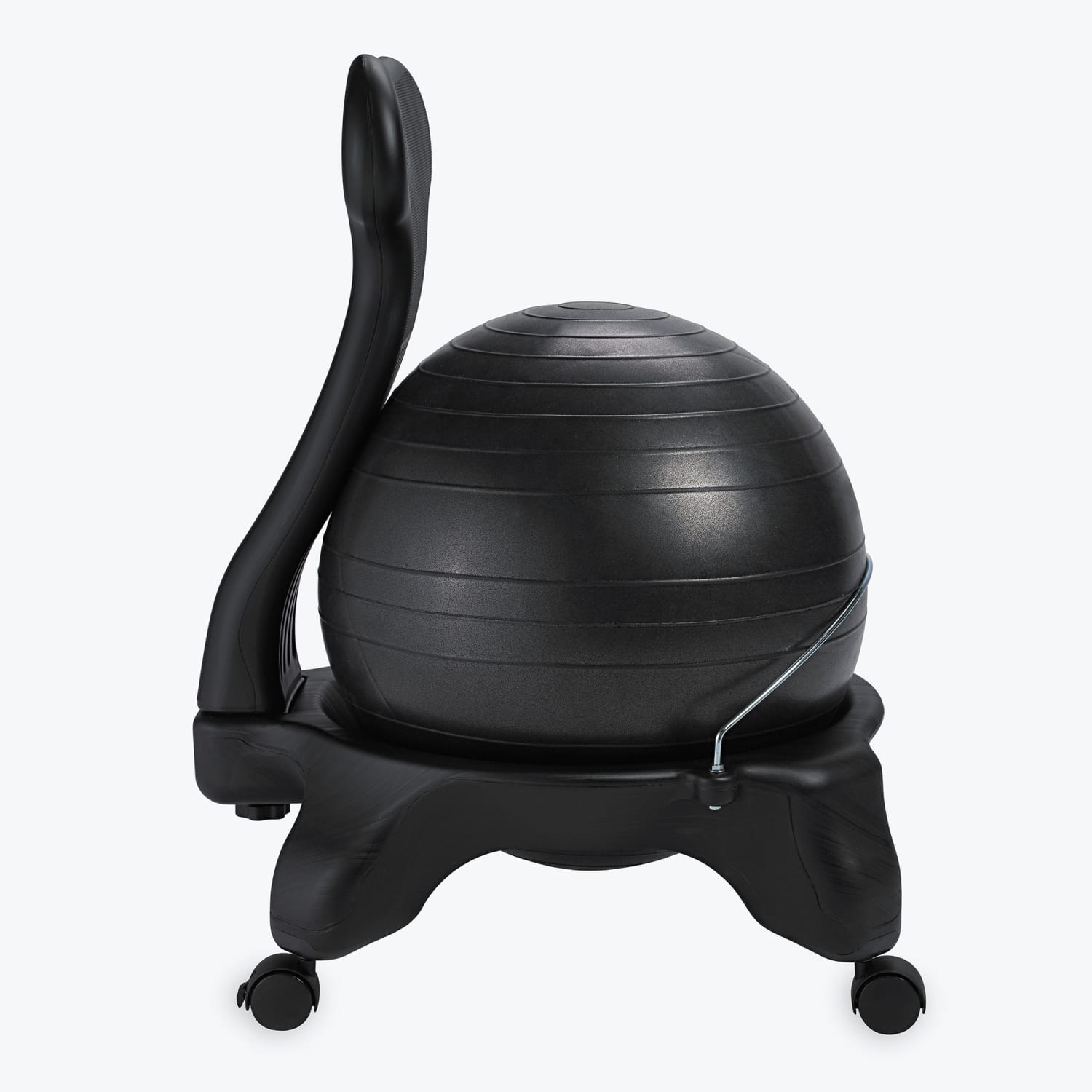 Gaiam Classic Balance Ball Chair Gray PopularChairscom