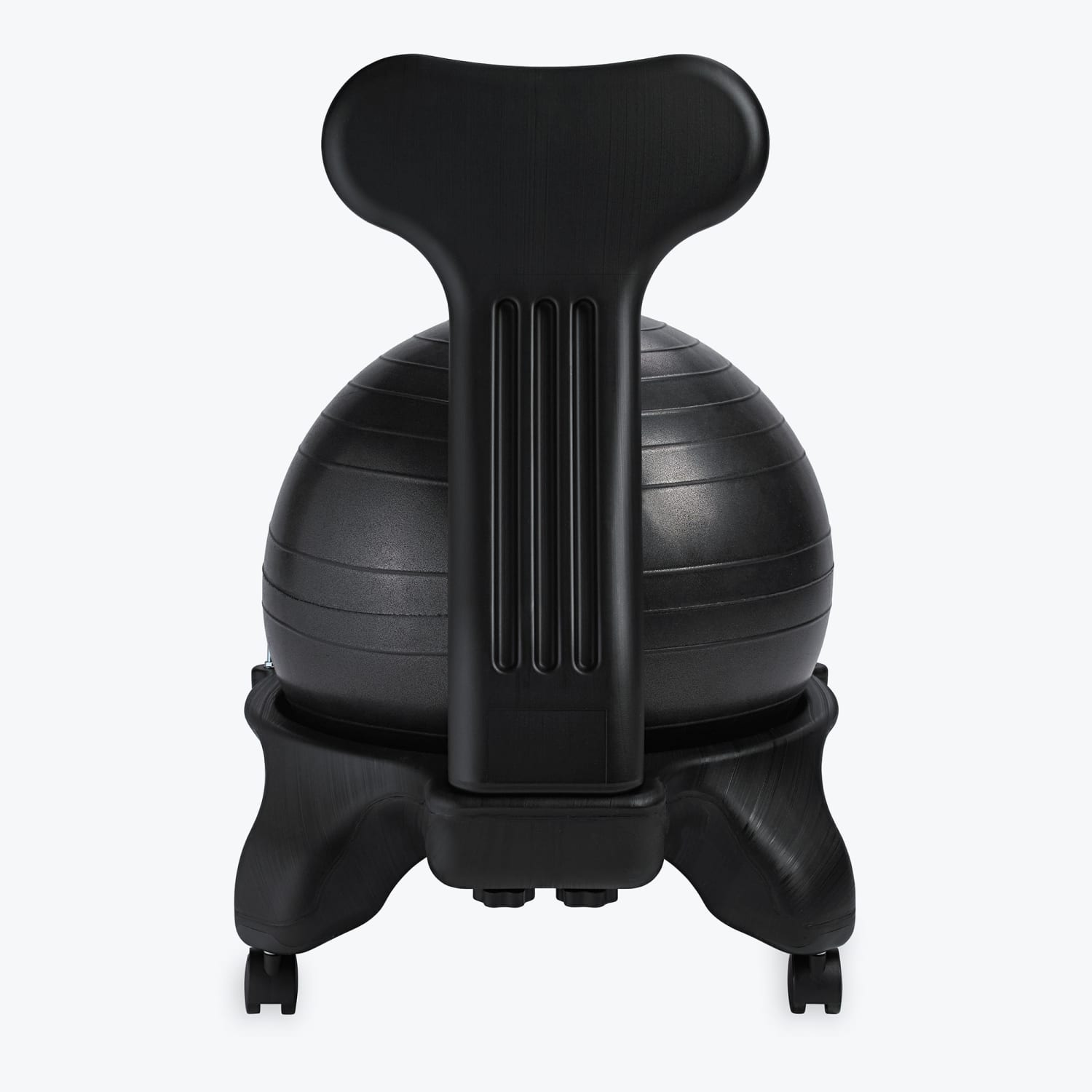 Gaiam Classic Balance Ball Chair Gray PopularChairscom