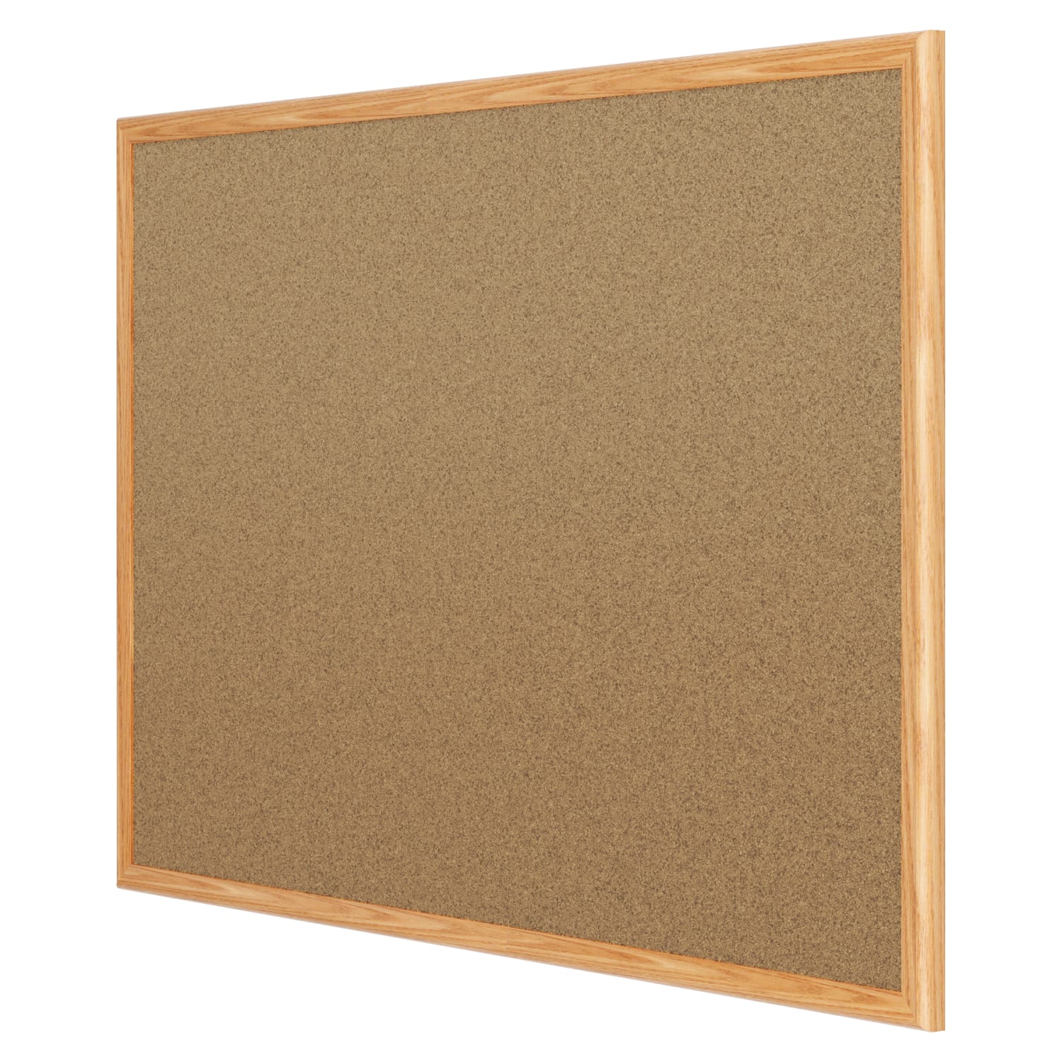 Mead Classic Cork Bulletin Board 48in x 36in, Aluminum Frame With Oak Finish - Image 5