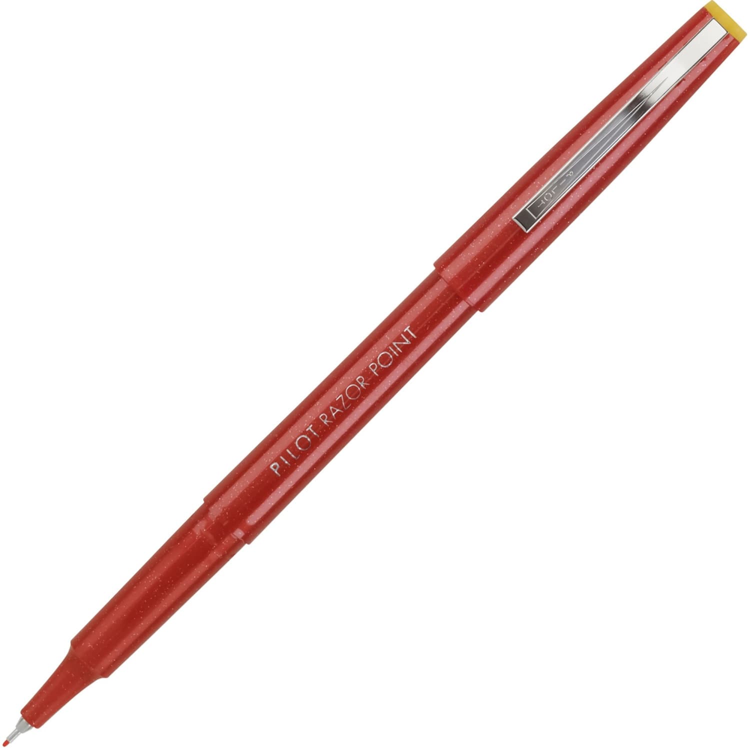 Pilot Razor Point Pens, Extra-Fine Point, 0.3 mm, Red Barrel, Red Ink, Pack Of 12 Pens - Image 3