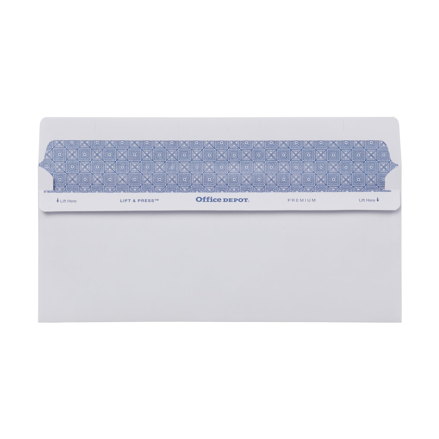 Office Depot Brand #10 Lift & Press Premium Security Envelopes, Self Seal, 100% Recycled, White, Box Of 500 - Image 4