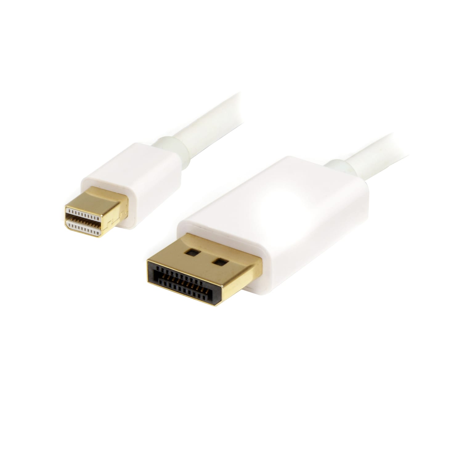 StarTech.com 2m (6ft) Mini DisplayPort to DisplayPort 1.2 Cable, 4K x 2K mDP to DisplayPort Adapter Cable, Mini DP to DP Cable  - MDP2DPMM2MW