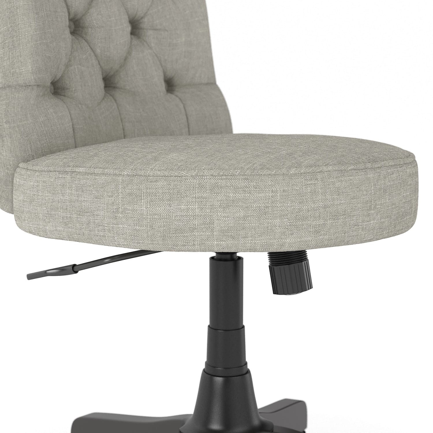 Bush Business Furniture Arden Lane Mid-Back Tufted Office Chair, Light Gray, Standard Delivery - Image 6