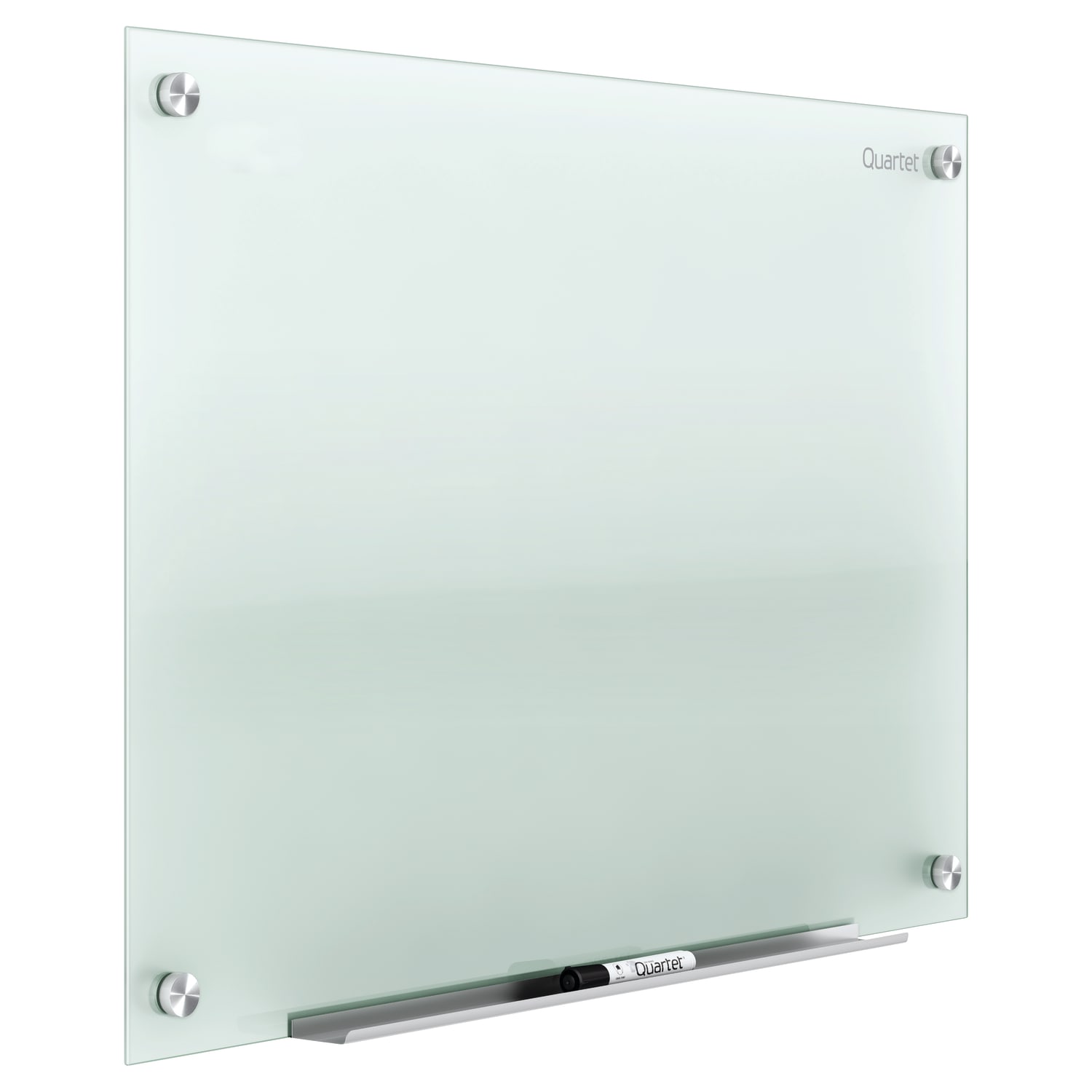 Quartet Infinity Glass Non-Magnetic Unframed Dry-Erase Whiteboard, 36in x 24in, Frost - Image 3
