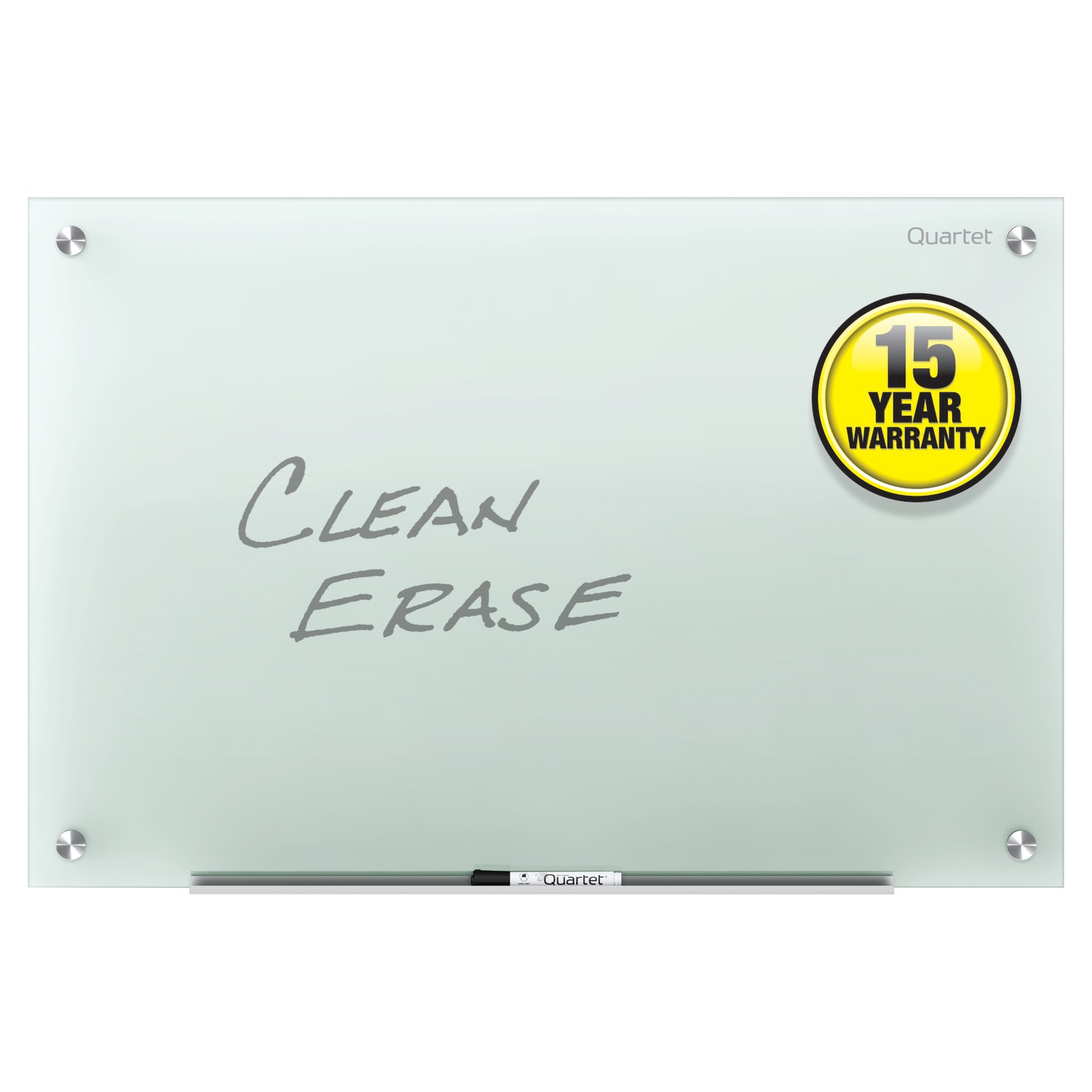 Quartet Infinity Glass Unframed Non-Magnetic Dry-Erase Whiteboard, 96in x 48in, Frosted White - Image 5