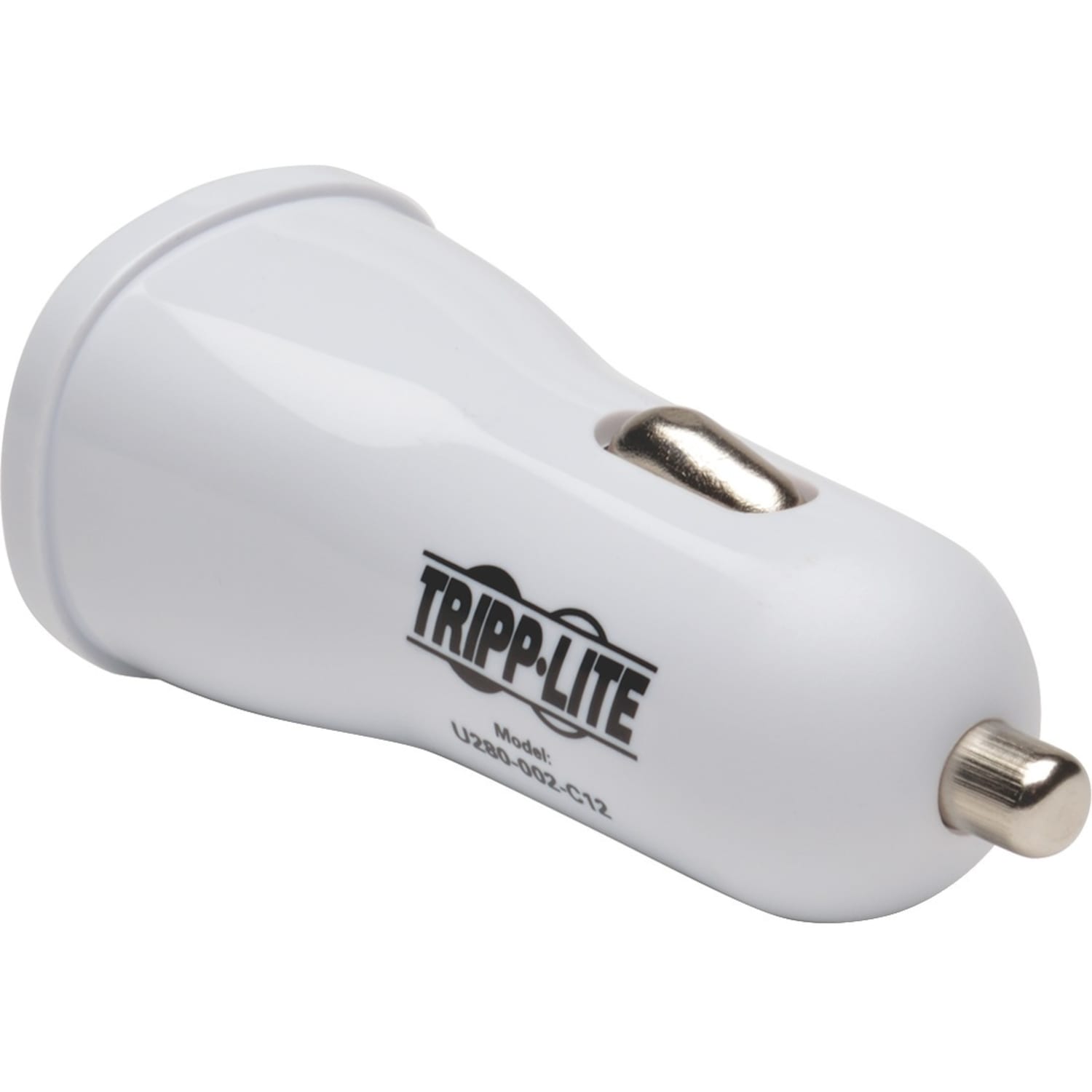 Eaton Tripp Lite Series Dual USB Tablet Phone Car Charger High Power Adapter 5V / 3.1A 15.5W - Car power adapter - 3.1 A - 2 output connectors (USB) - white - Image 3