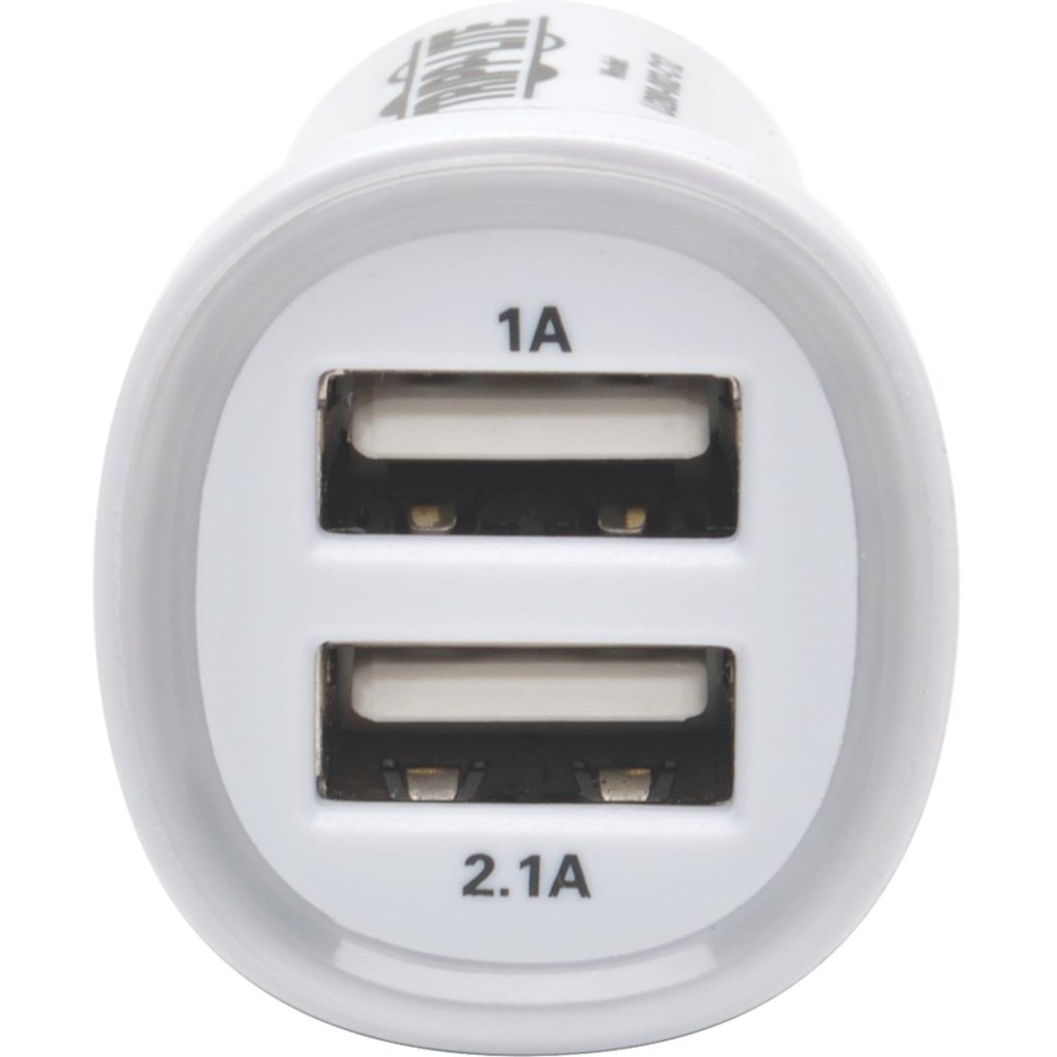 Eaton Tripp Lite Series Dual USB Tablet Phone Car Charger High Power Adapter 5V / 3.1A 15.5W - Car power adapter - 3.1 A - 2 output connectors (USB) - white - Image 4