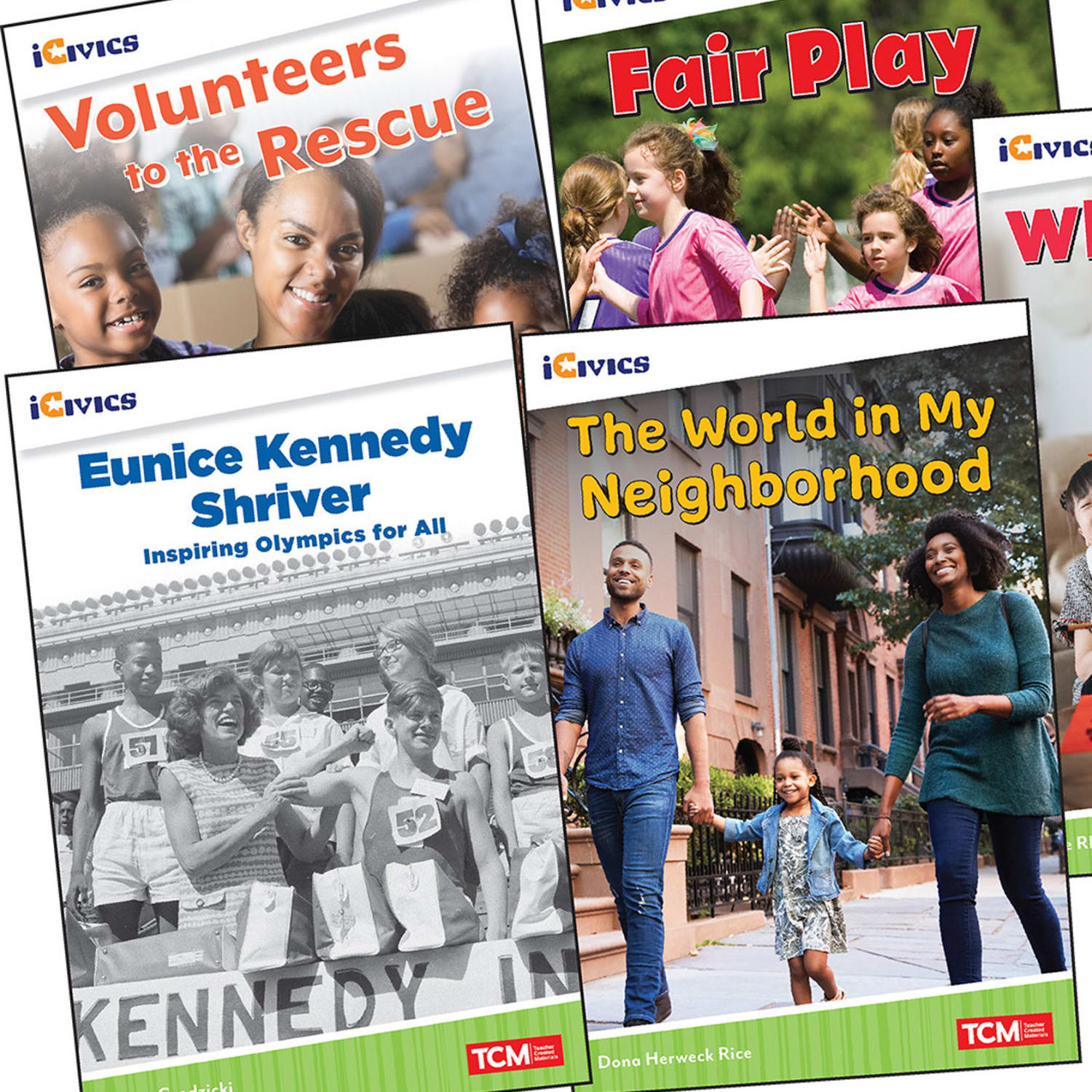 Teacher Created Materials iCivics: Community & Social Awareness 5-Book Set & Game Cards, Grade 1 - Image 3