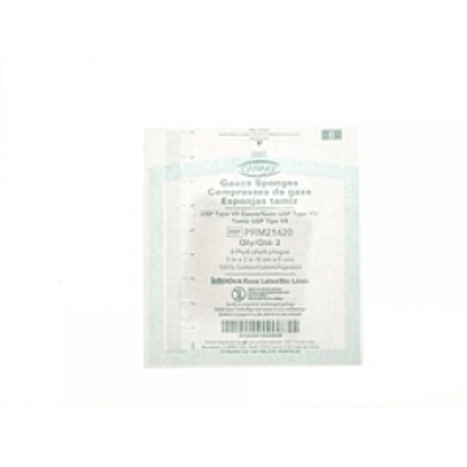 Medline Caring Sterile Woven Gauze Sponges, 8-Ply, 2in x 2in, Case Of 30
