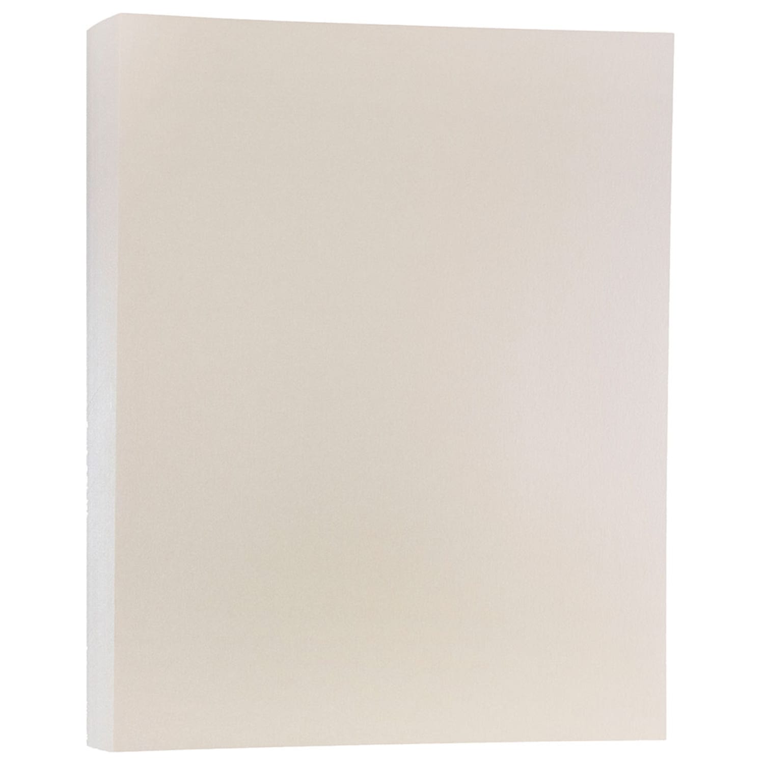 JAM Paper Color Multi-Use Card Stock, Opal Ivory Stardream, Letter (8.5in x 11in), 80 Lb, Pack Of 25 - Image 3