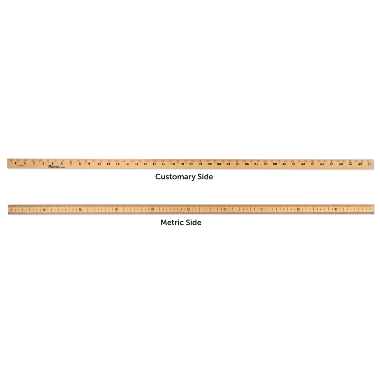Learning Resources Wooden Meter Sticks, Natural, Pack Of 3 Sticks - Image 4