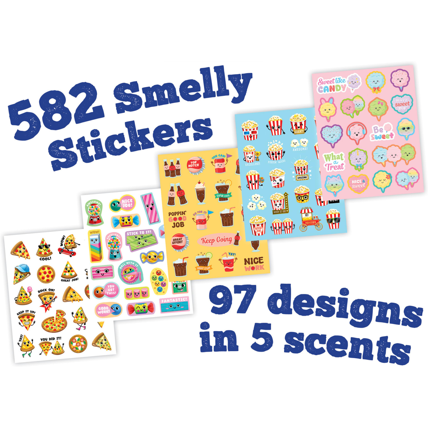 Teacher Created Resources Smelly Stickers, Fun Fair, 582 Stickers - Image 3