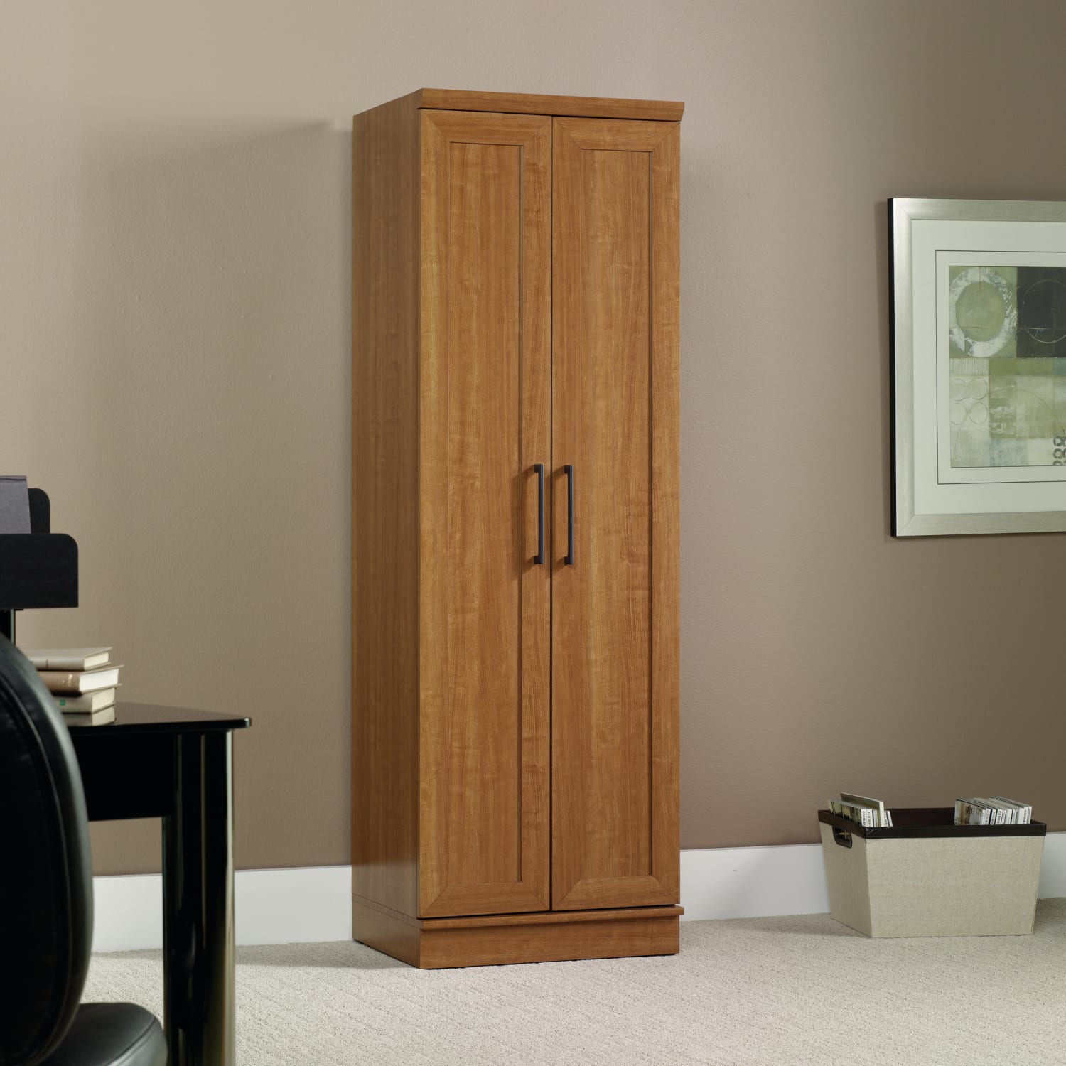 Sauder HomePlus Narrow Storage Cabinet, Sienna Oak - Image 5