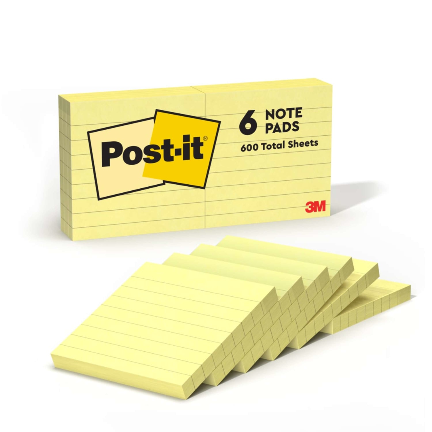 Post-it Notes, 6 Pads, 3 in x 3 in, Clean Removal, School Supplies and Office Products, Sticky Notes  - 6306PK