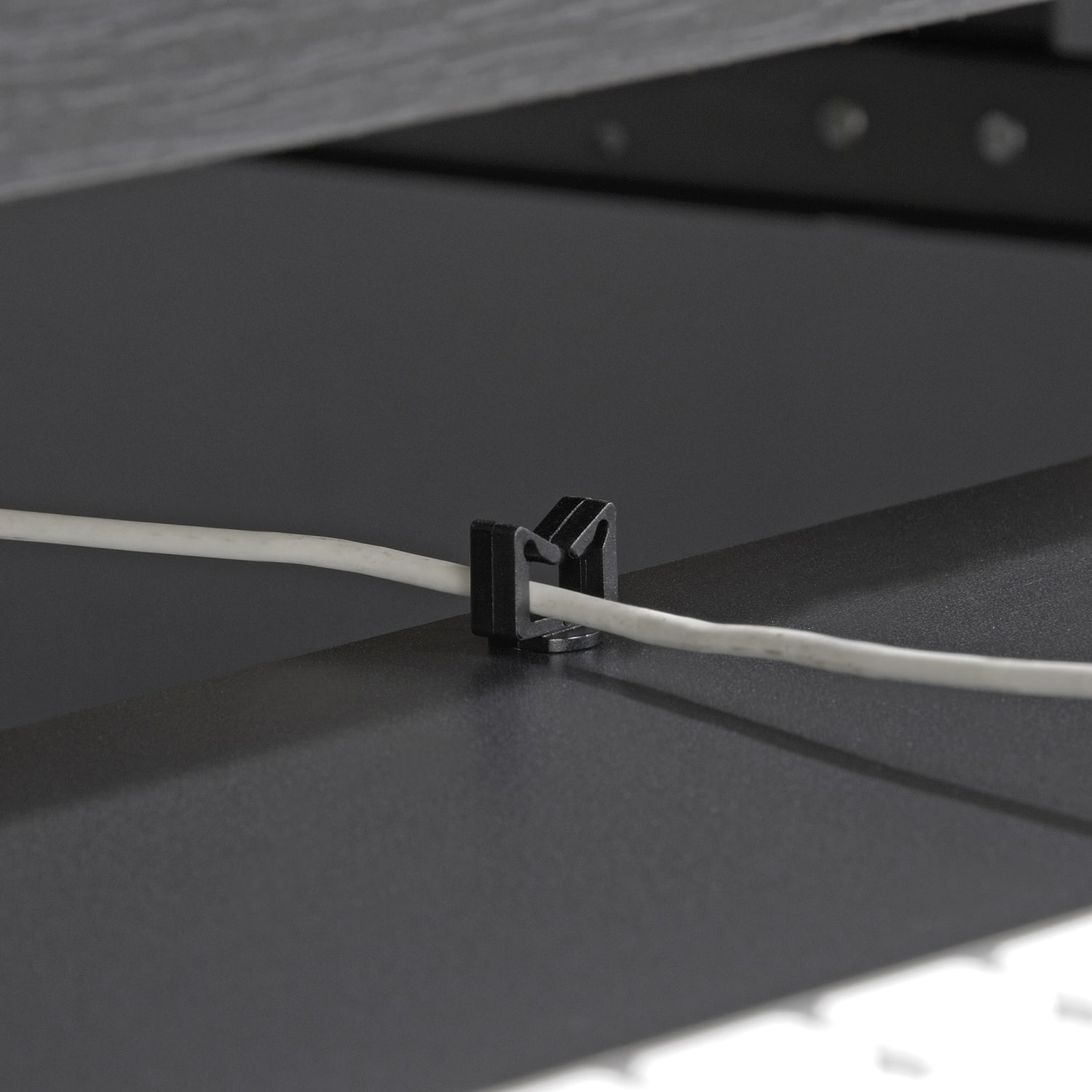 Sauder Via Keyboard Shelf, Soft Black - Image 5