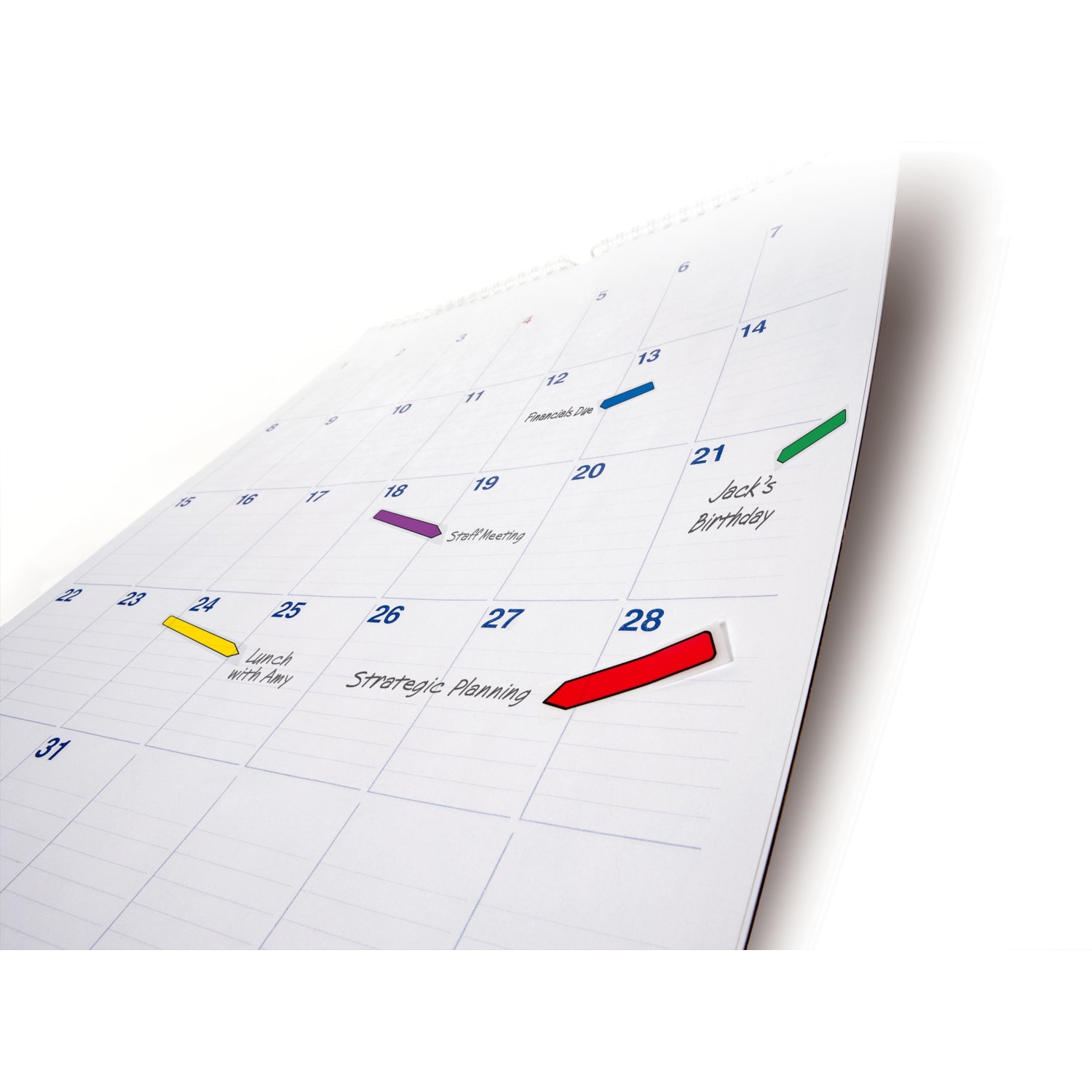 Post-it Notes Arrow Flags, 1-3/4in x 1/2in, Assorted Primary Colors, Pack Of 100 Flags - Image 4